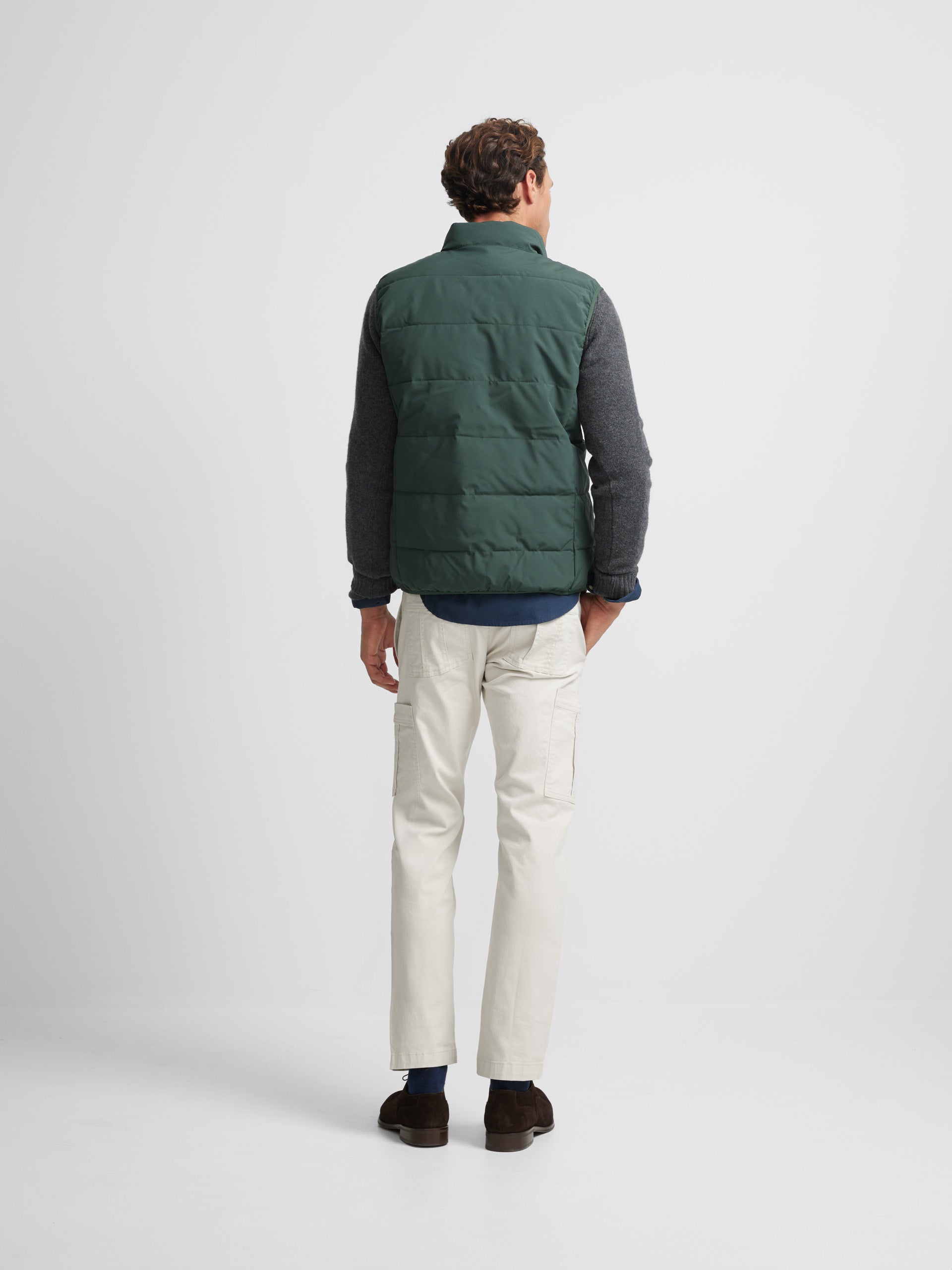 Gilet technique vert