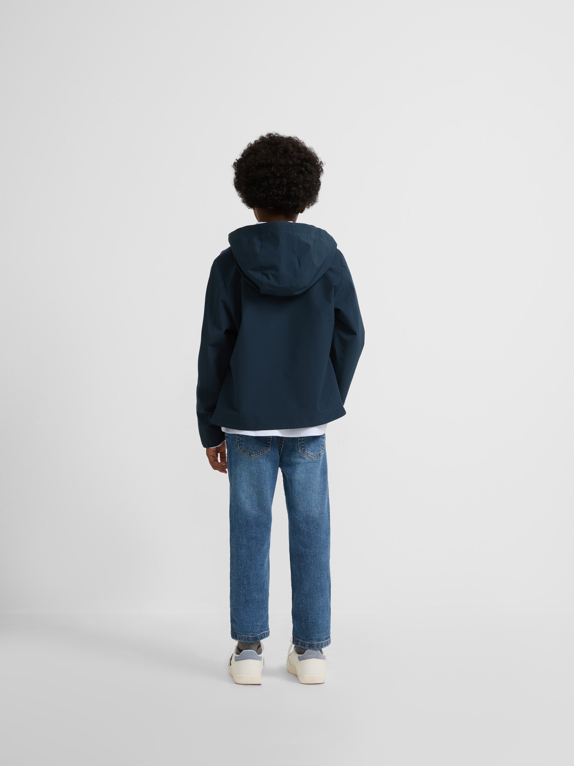 Veste coupe-vent enfant bleu marine