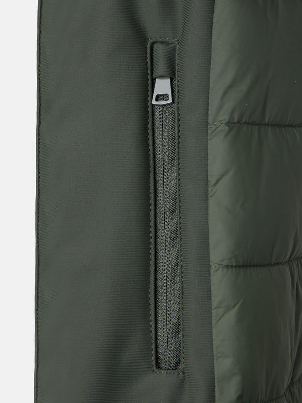 Green technical tailoring parka