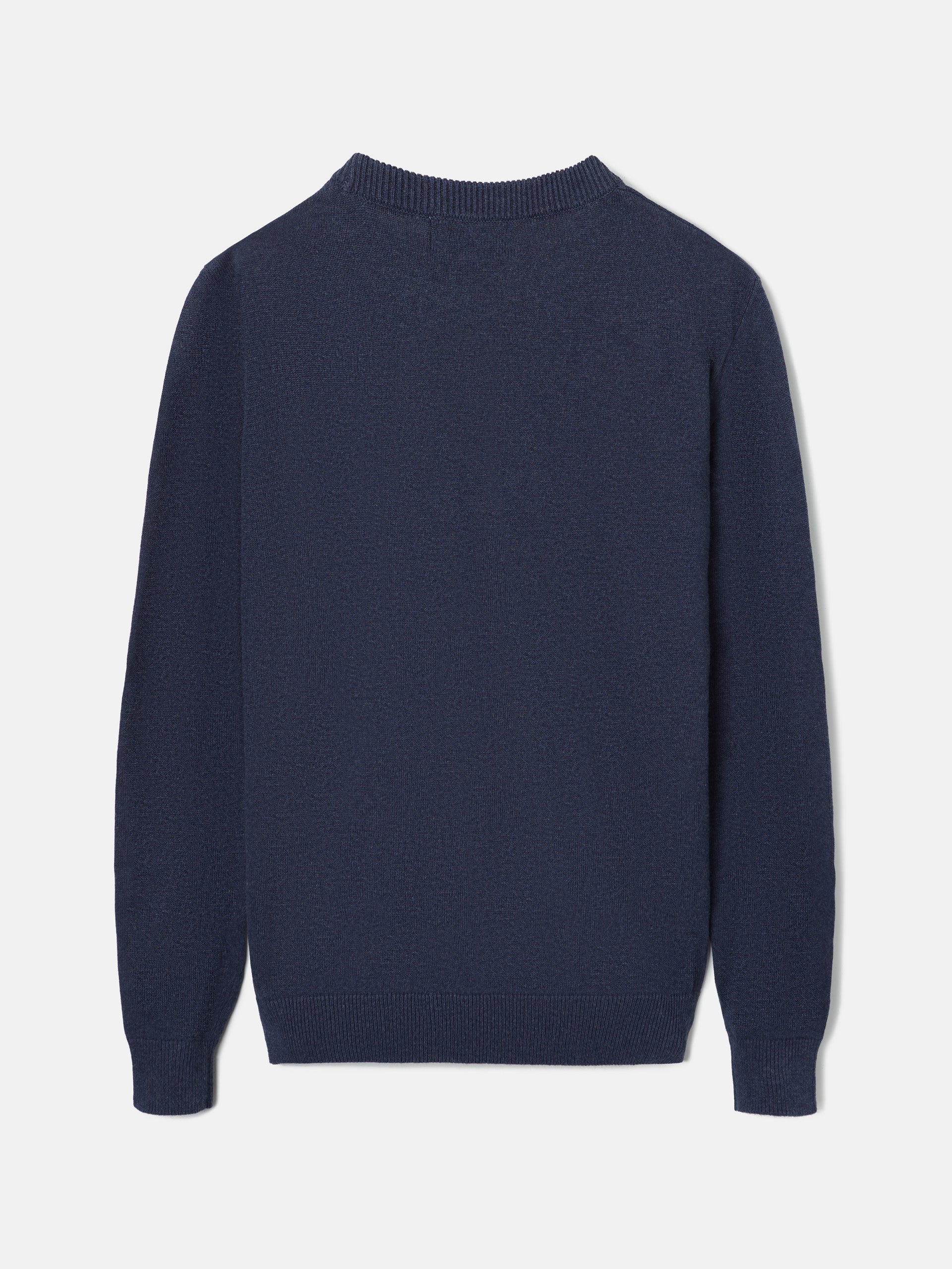 Navy blue front logo sweater