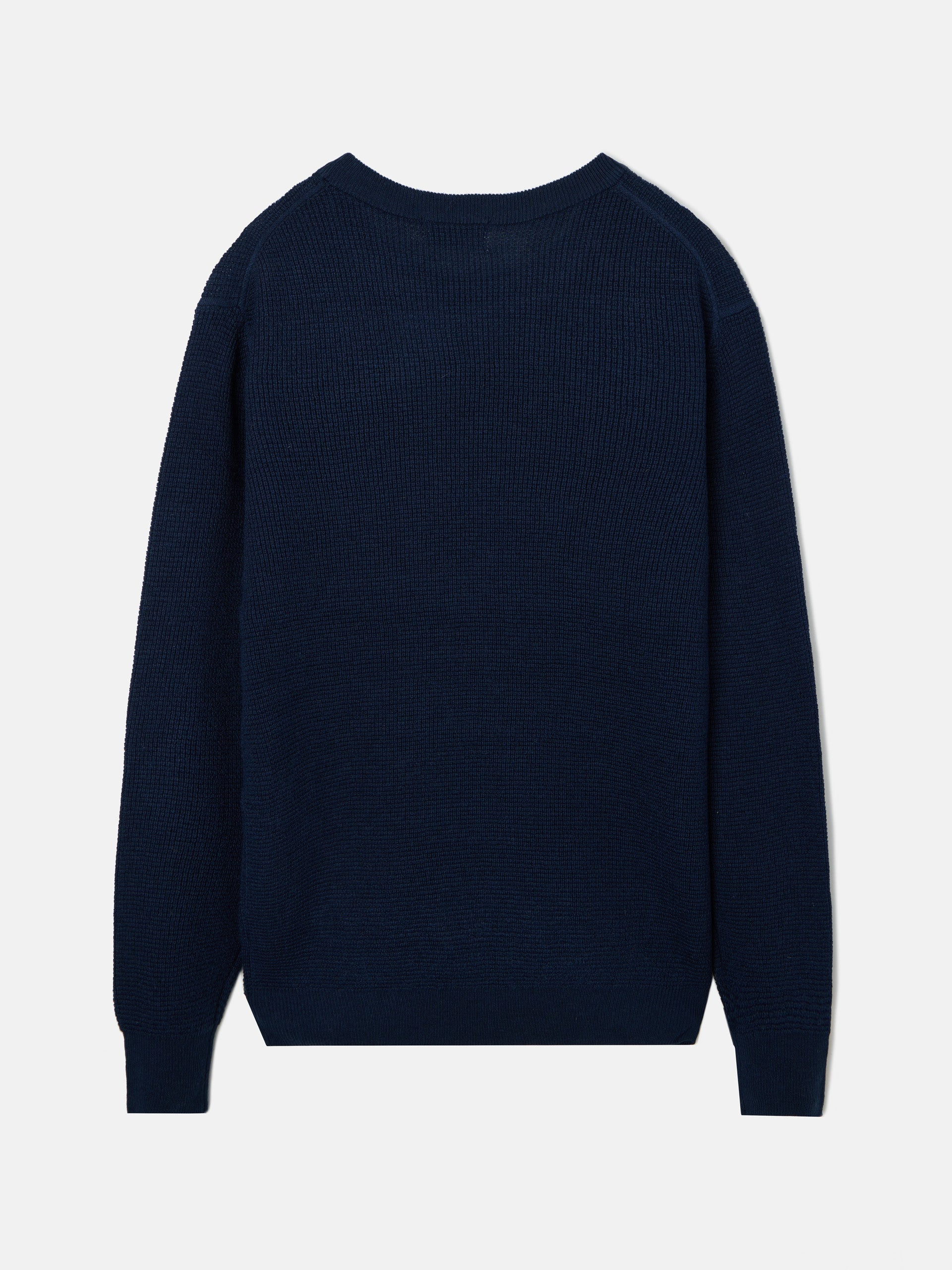 Navy blue mini structured jersey