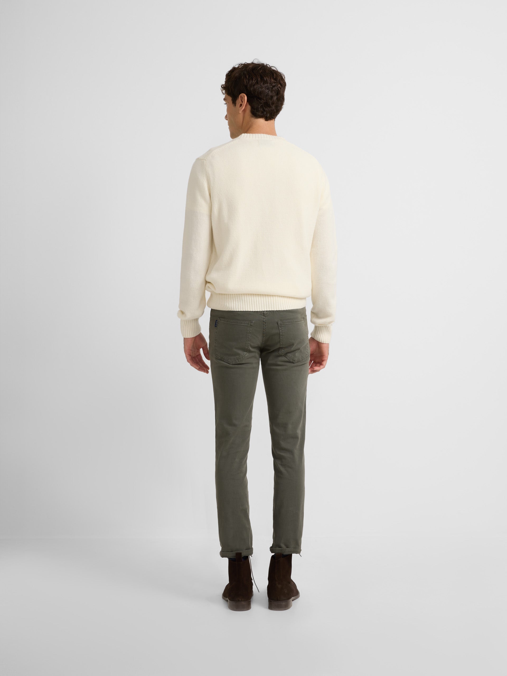 Classic beige wool sweater