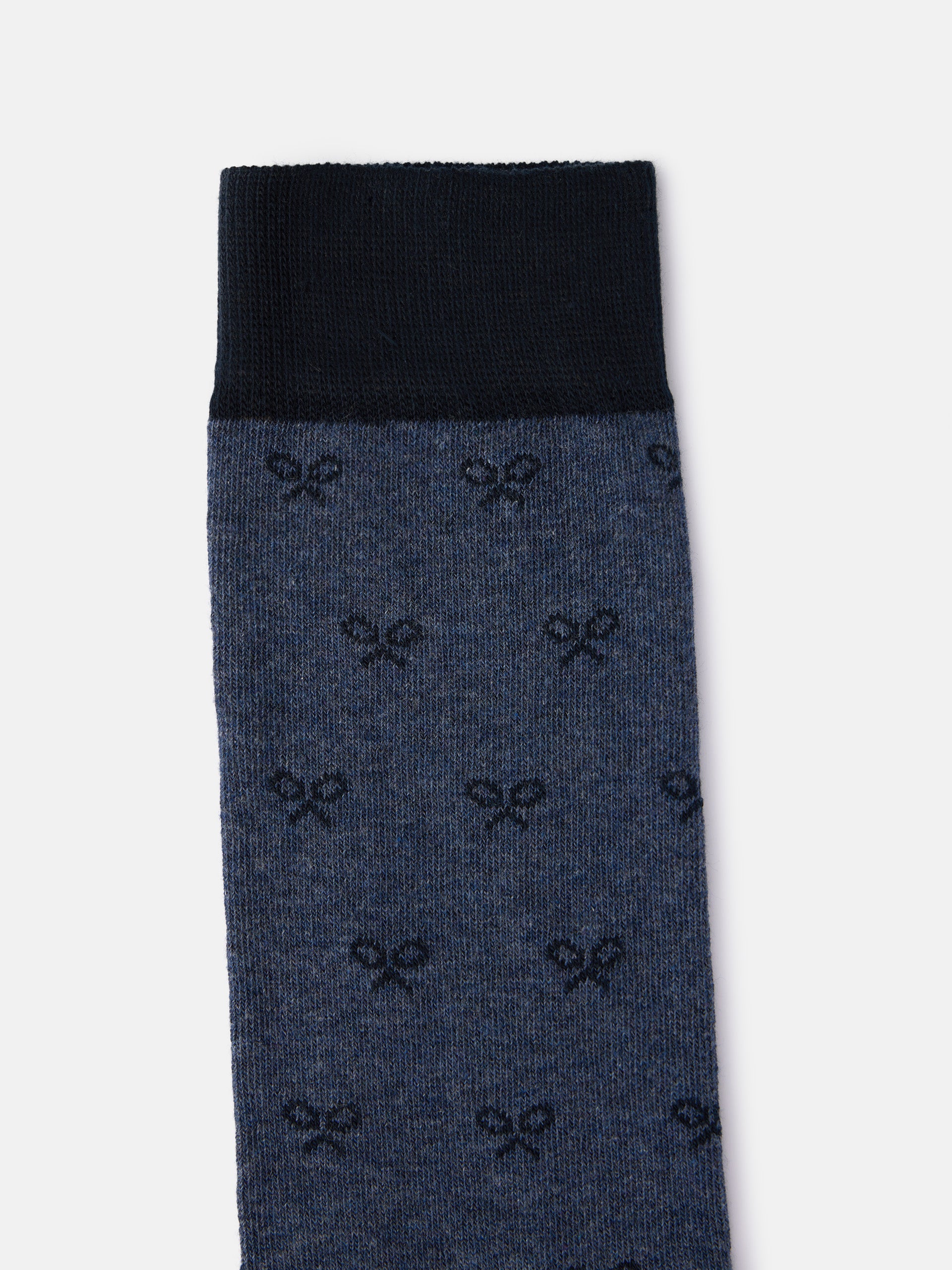 Navy blue multi-racket whistle sock