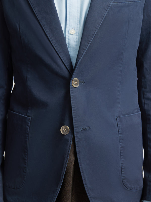 Navy blue casual blazer