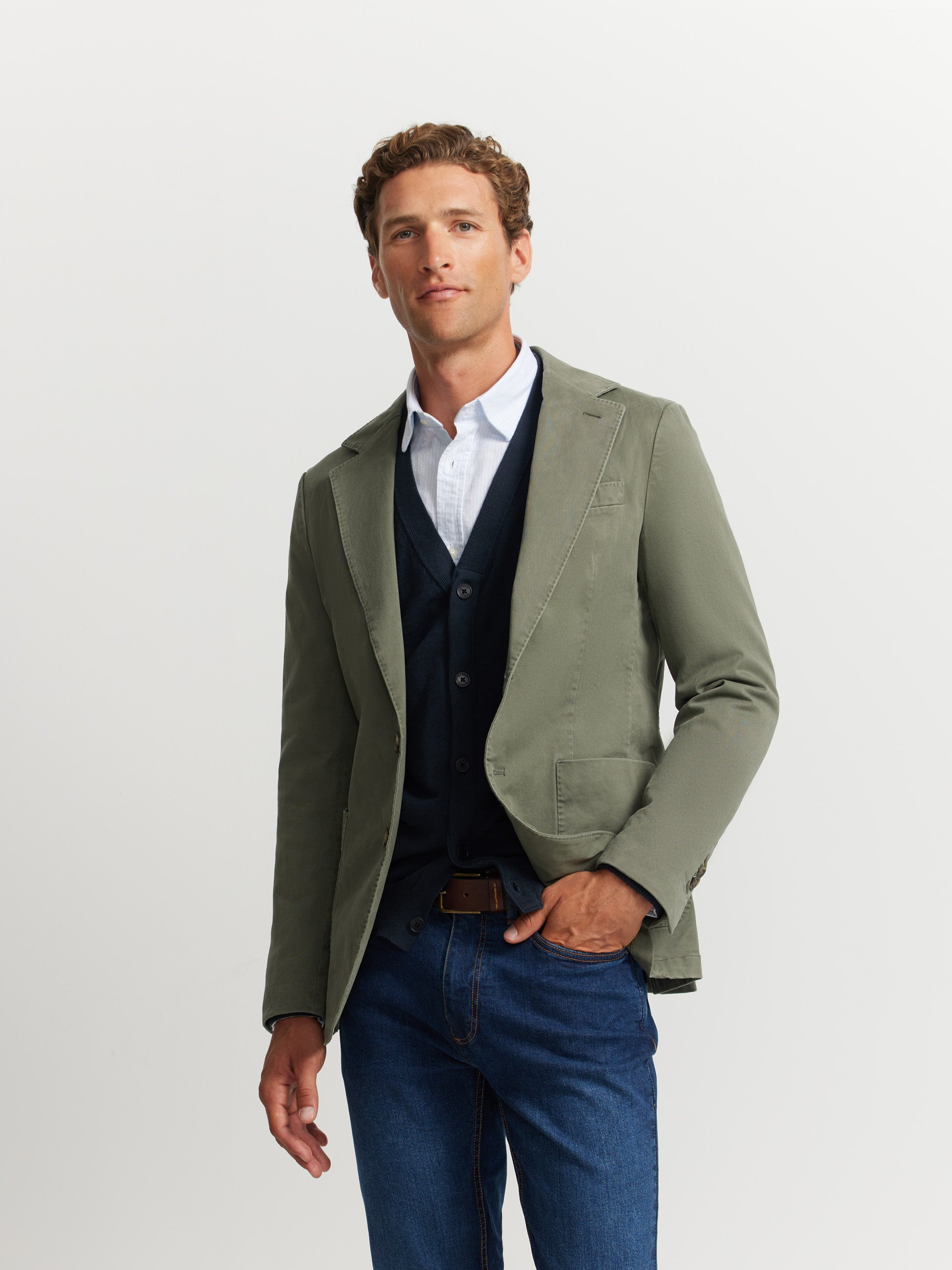 Americana casual khaki