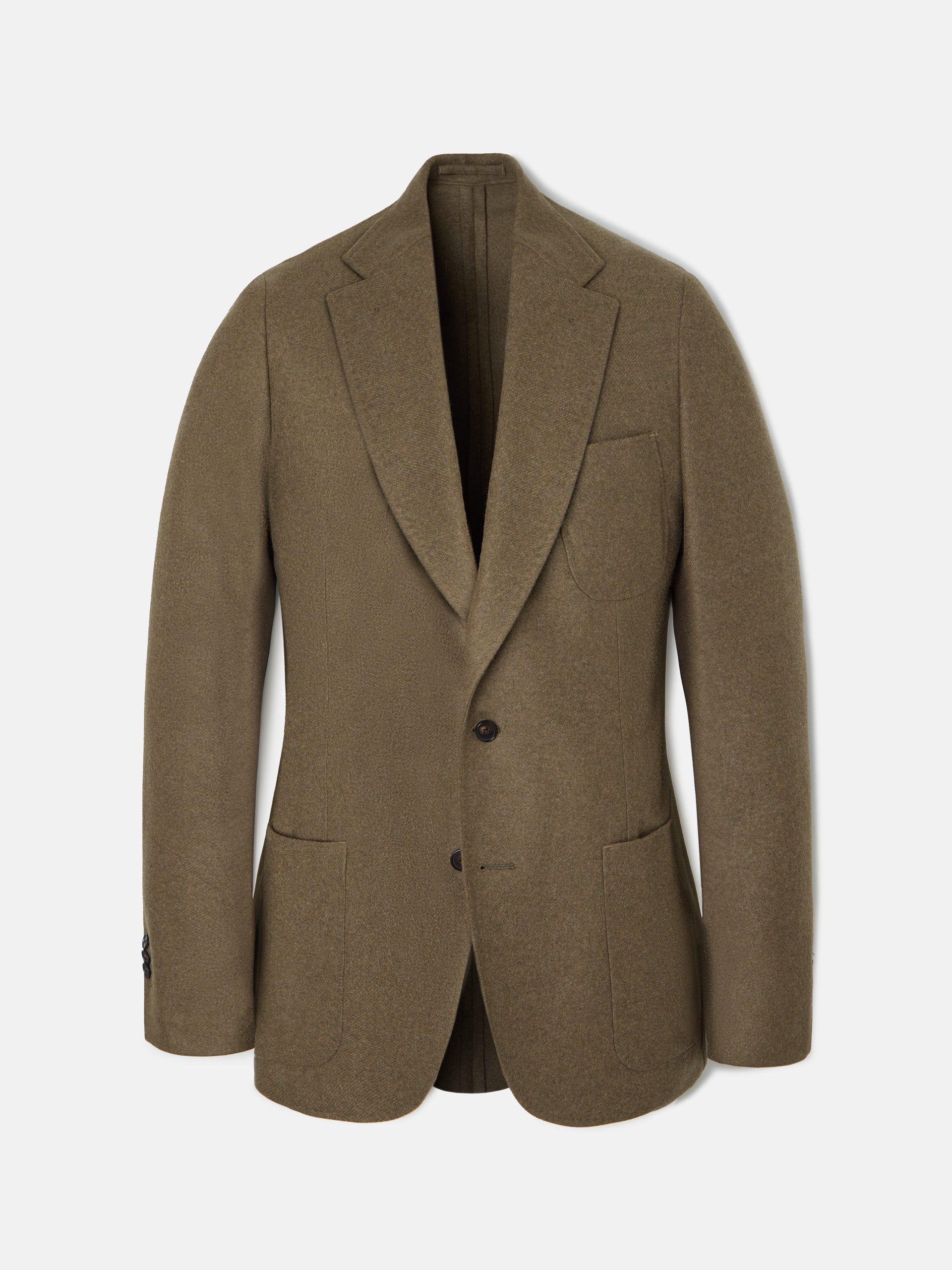 Blazer vert lisse classique