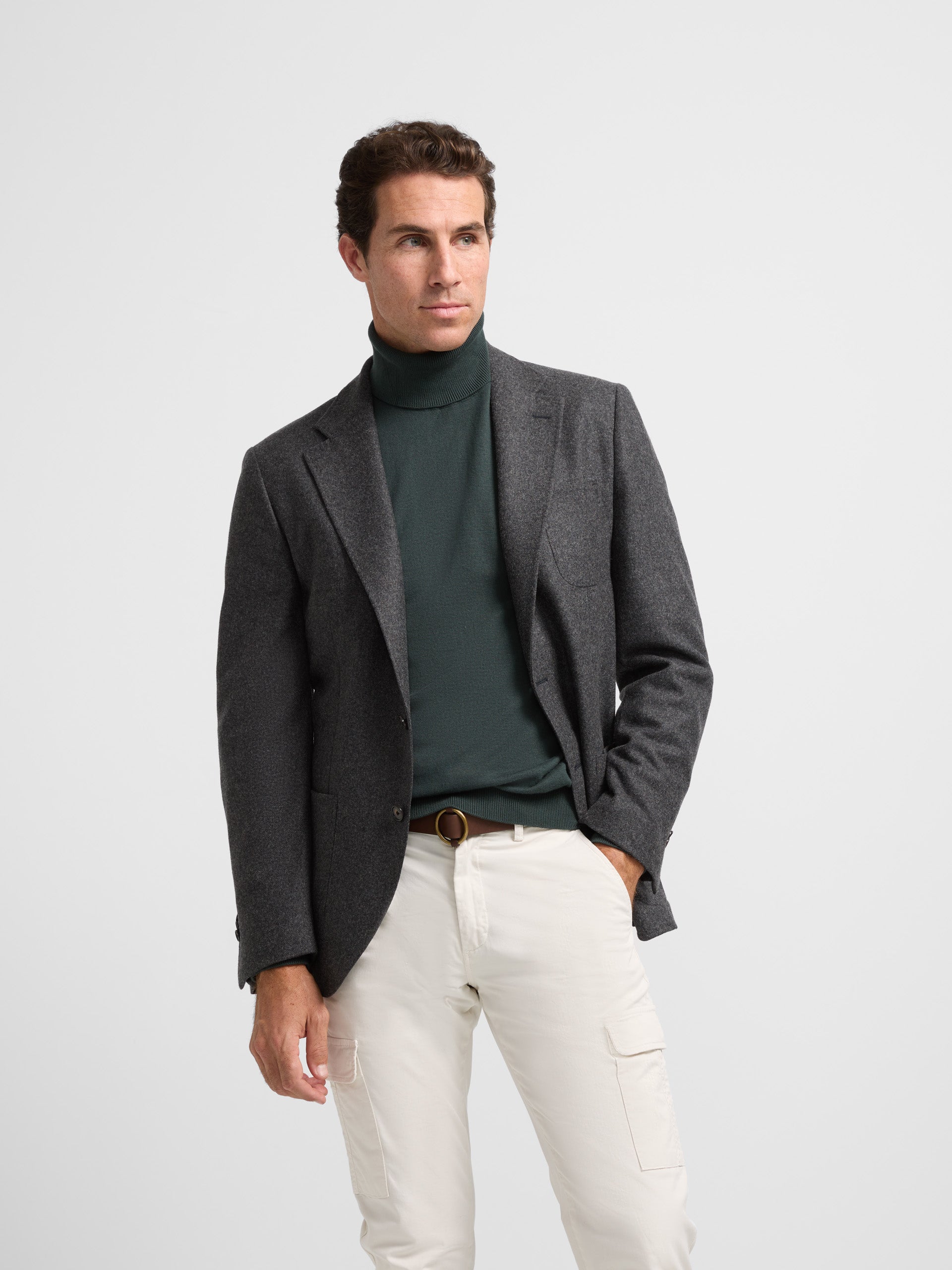 Plain grey blazer store