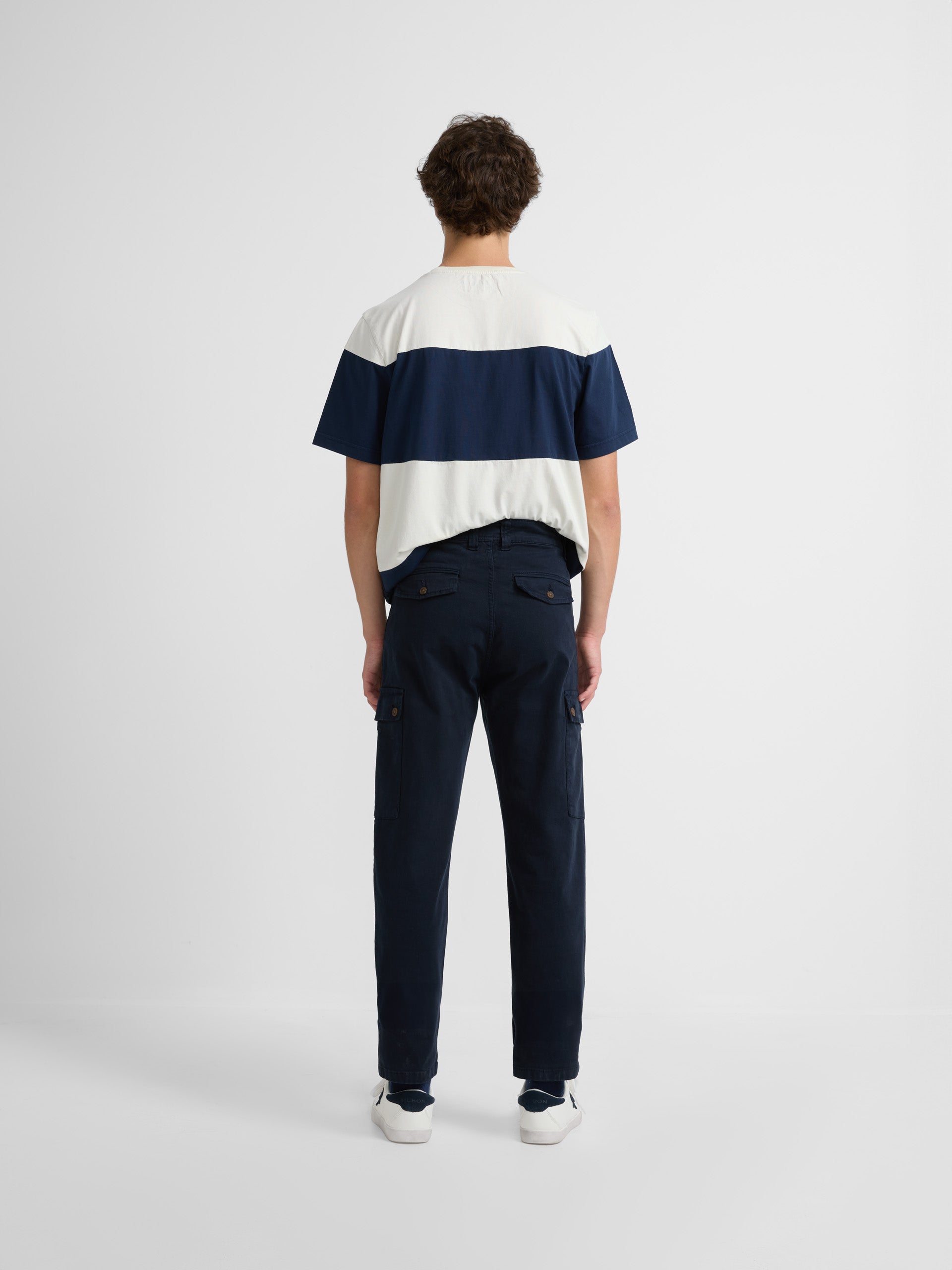 Navy blue baggy sport pants