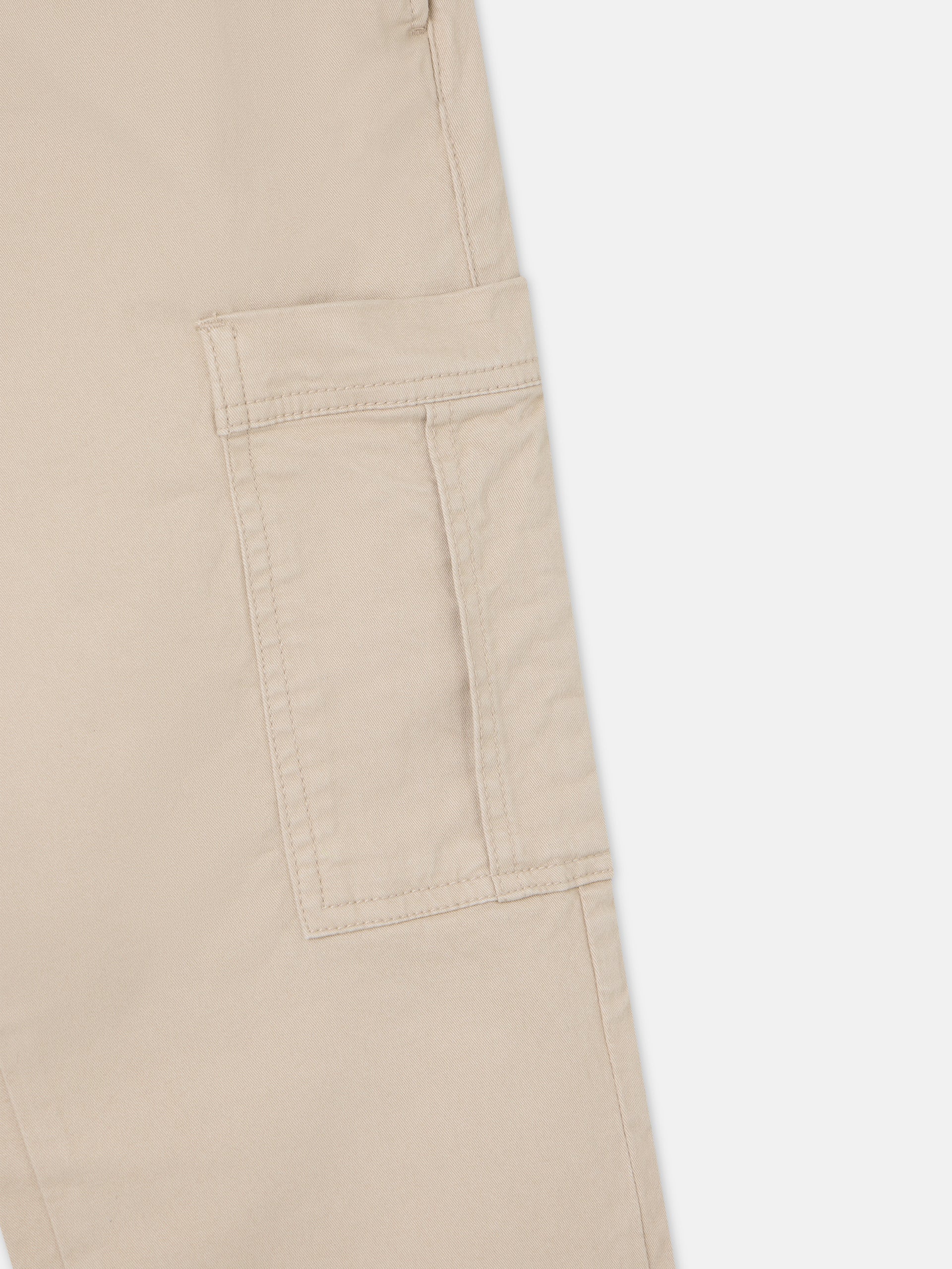 Medium beige cargo sports pants