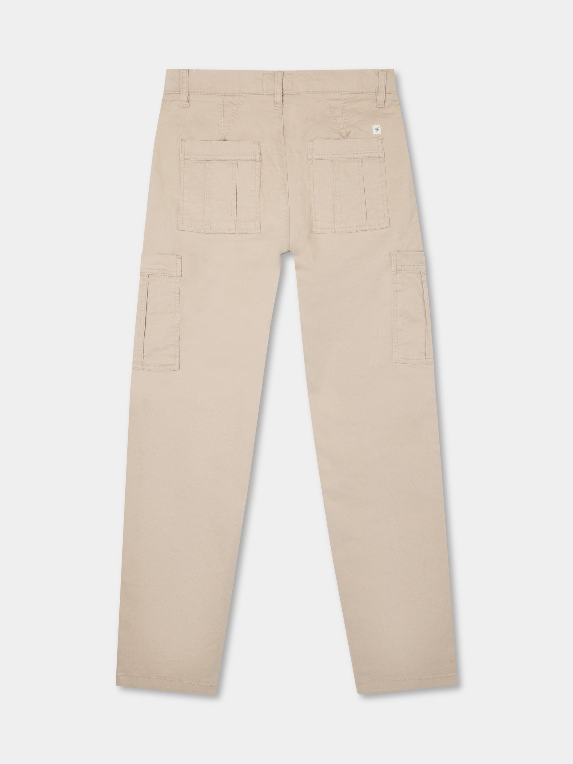 Medium beige cargo sports pants