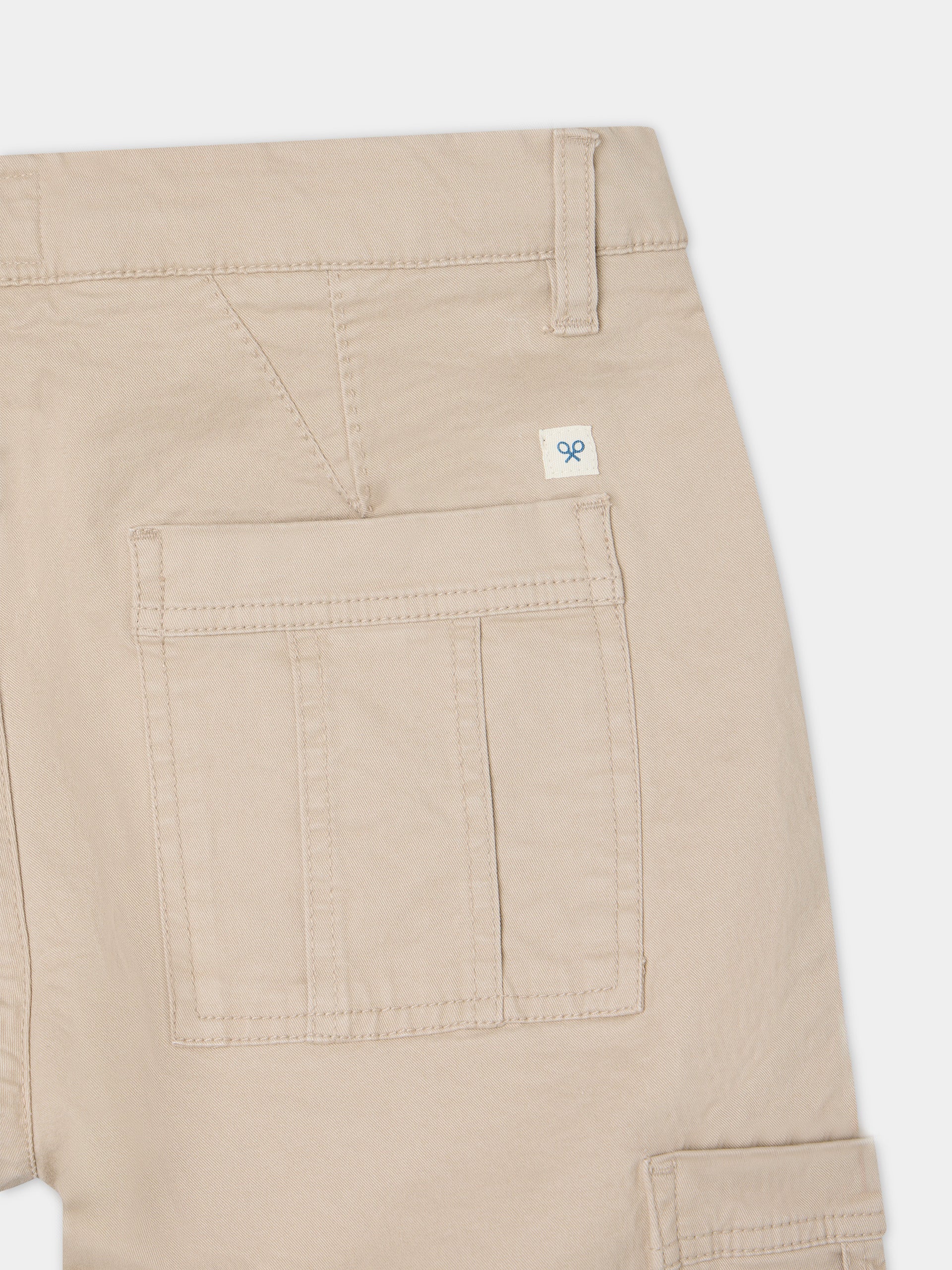 Pantalon sport cargo beige medio