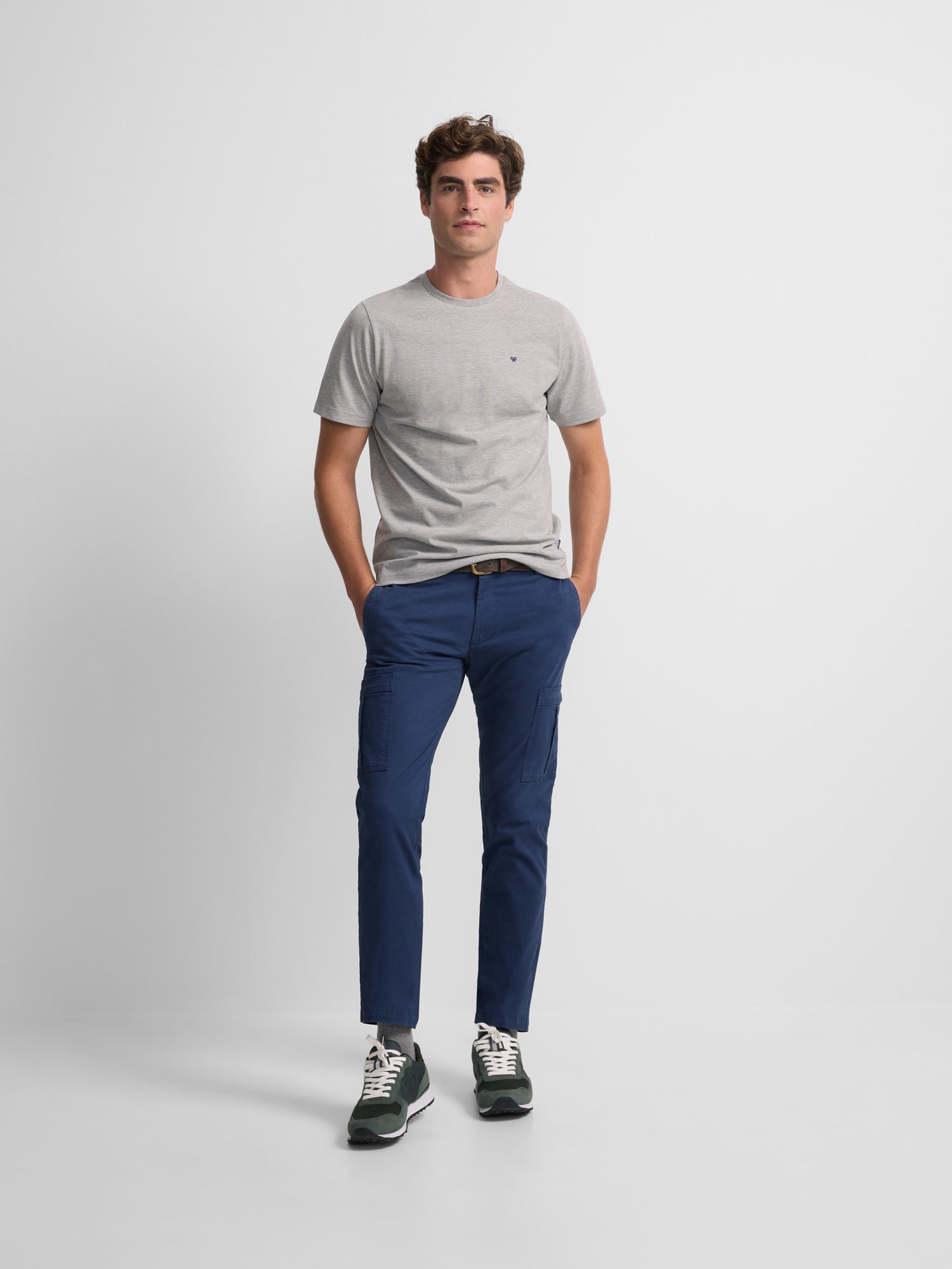 Pantalon de sport cargo bleu moyen