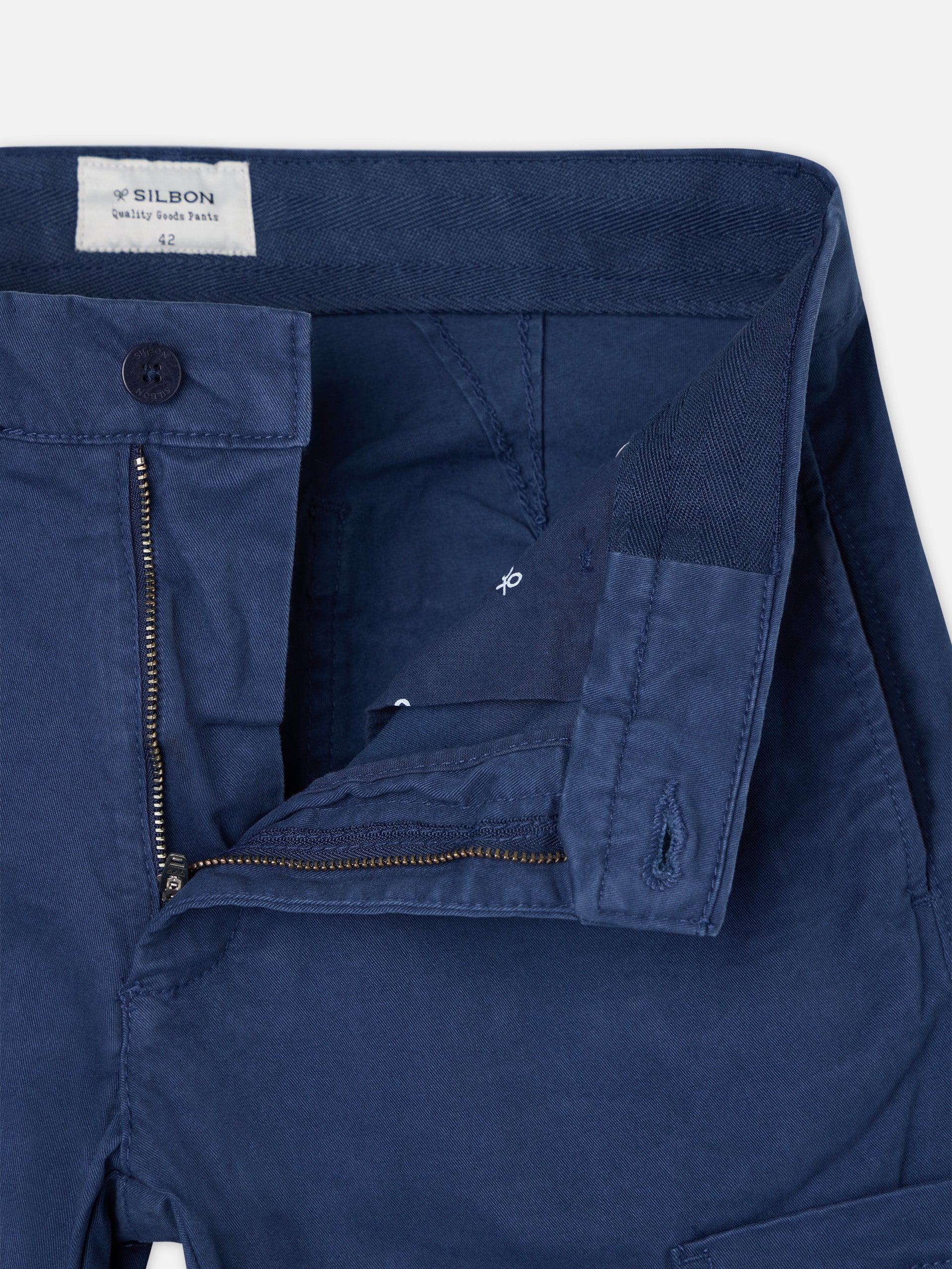 Pantalon de sport cargo bleu moyen