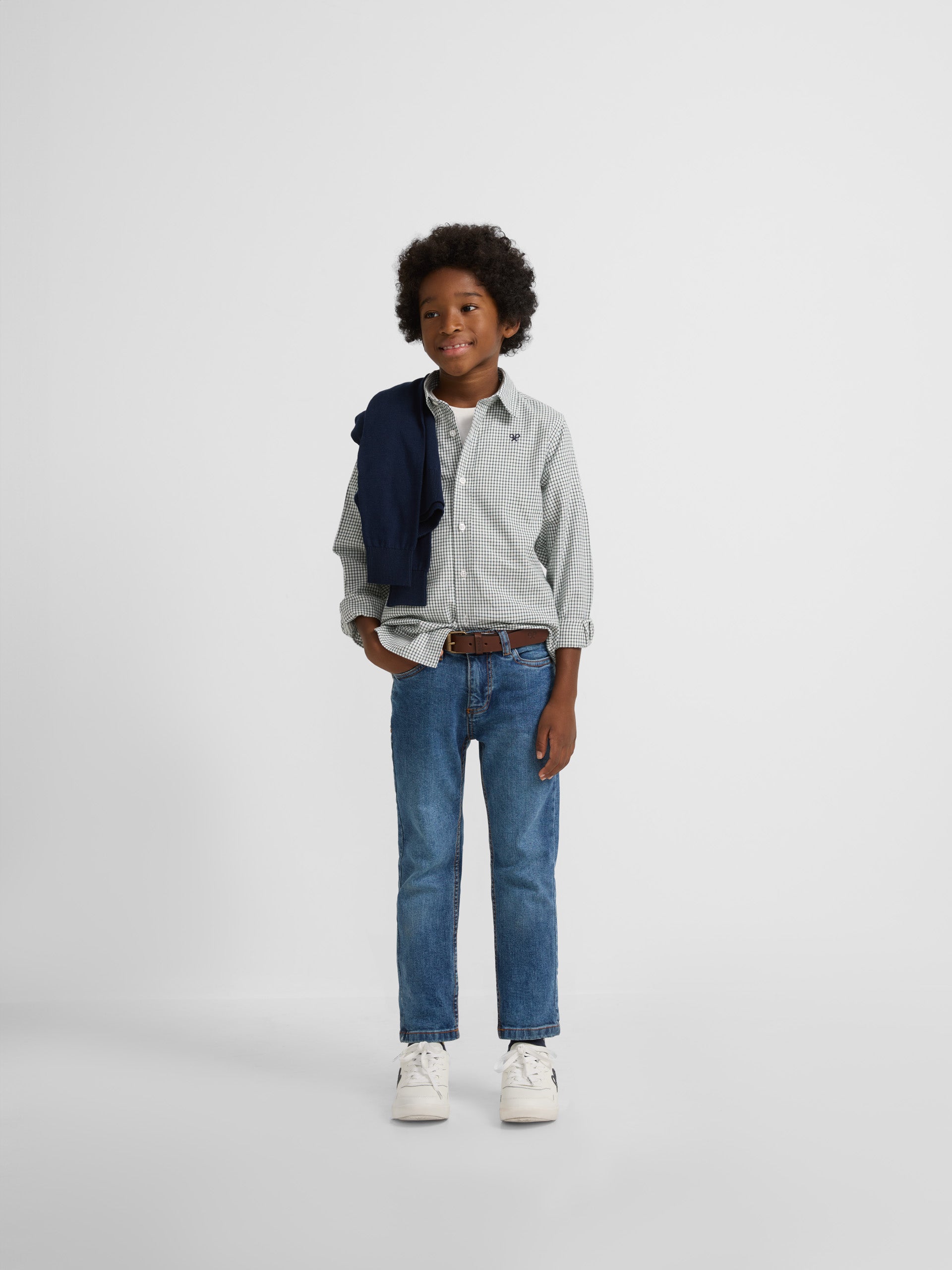 Medium blue kids jeans pants