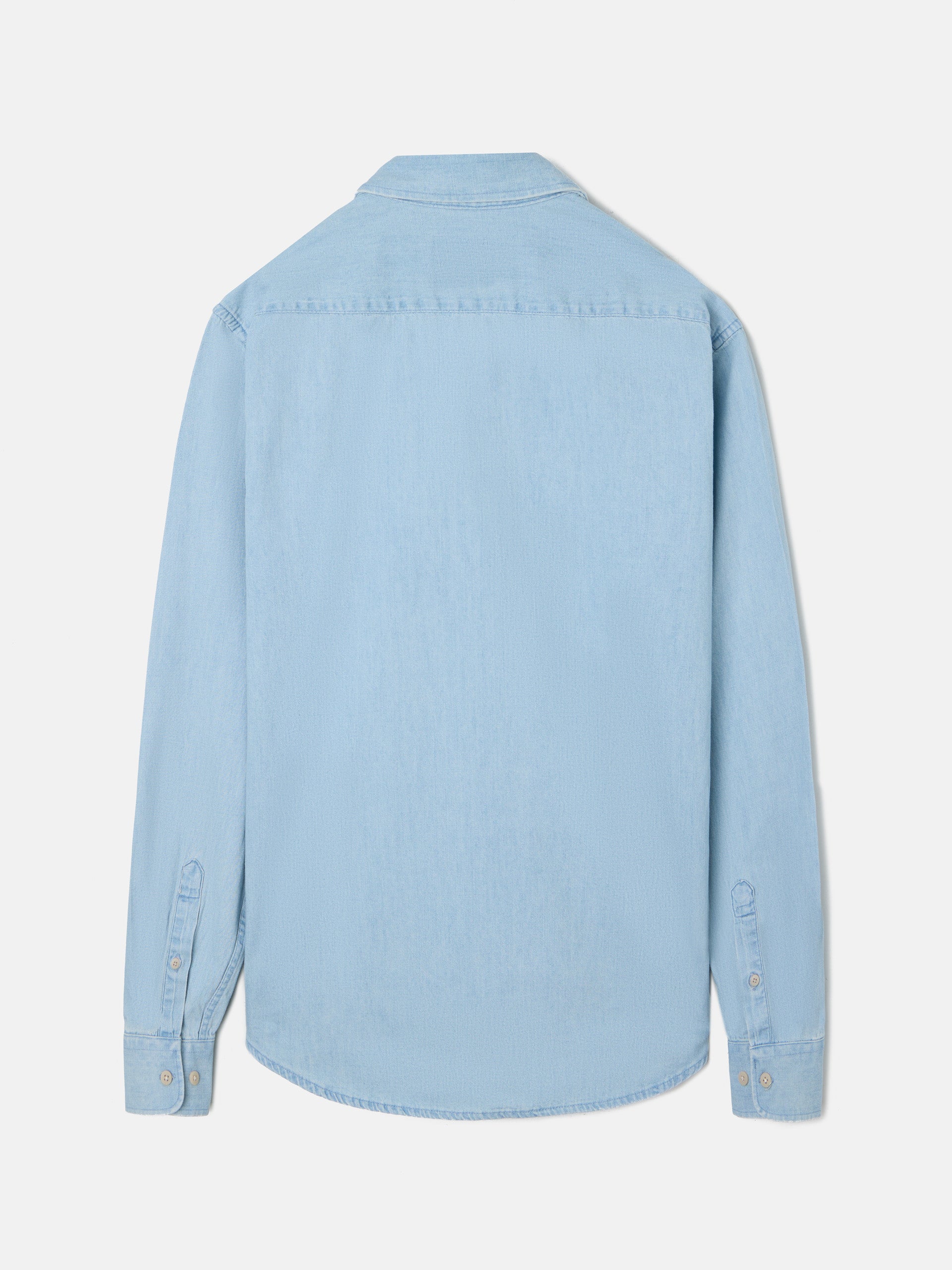 Light blue denim sport shirt