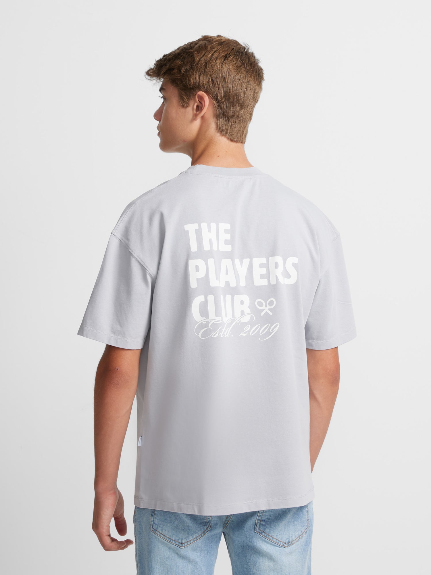 T-shirt coupe spéciale le club des joueurs gris