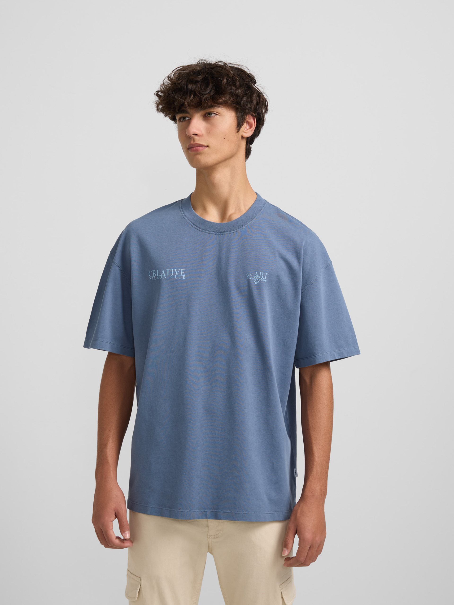 Special fit energy blue t-shirt