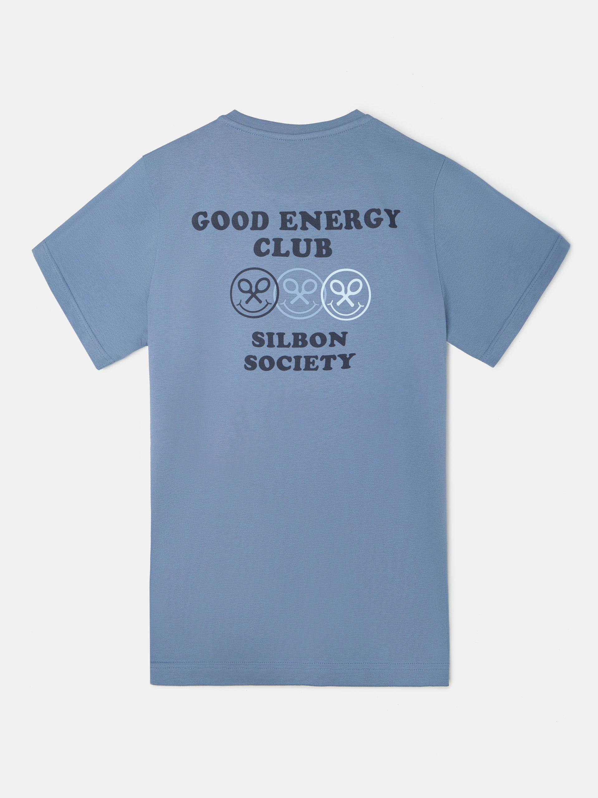 Good energy club blue t-shirt