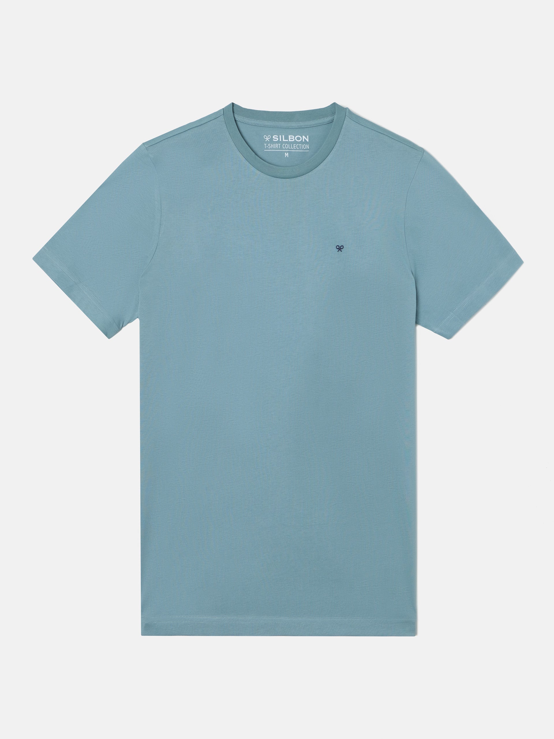 T-shirt silbon mini logo vert moyen