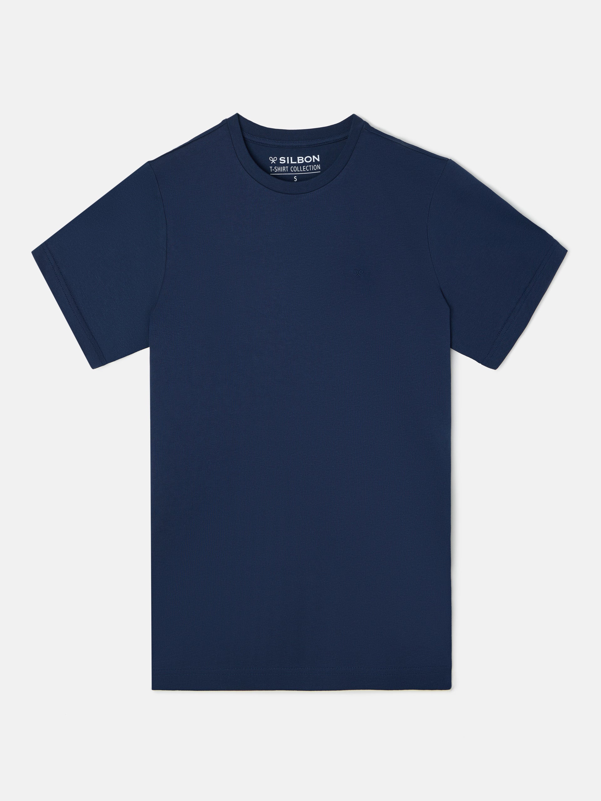 Whistle minilogo t-shirt in indigo blue tone