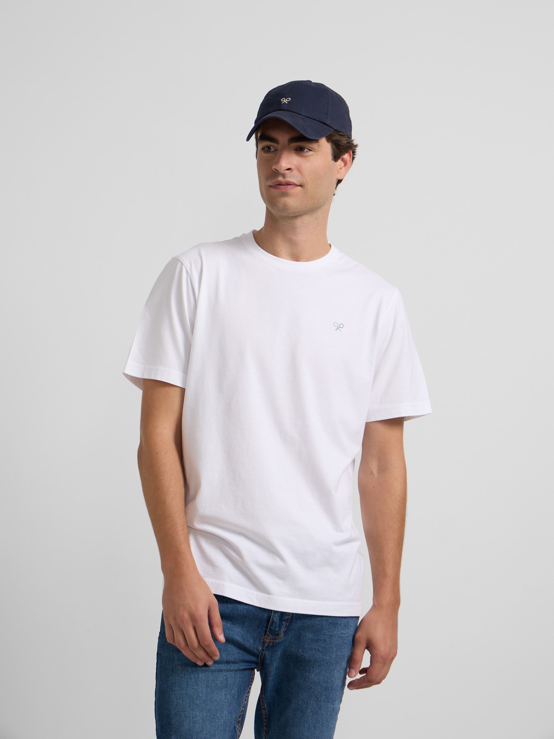 Camiseta cuadro etnico silbon club blanca