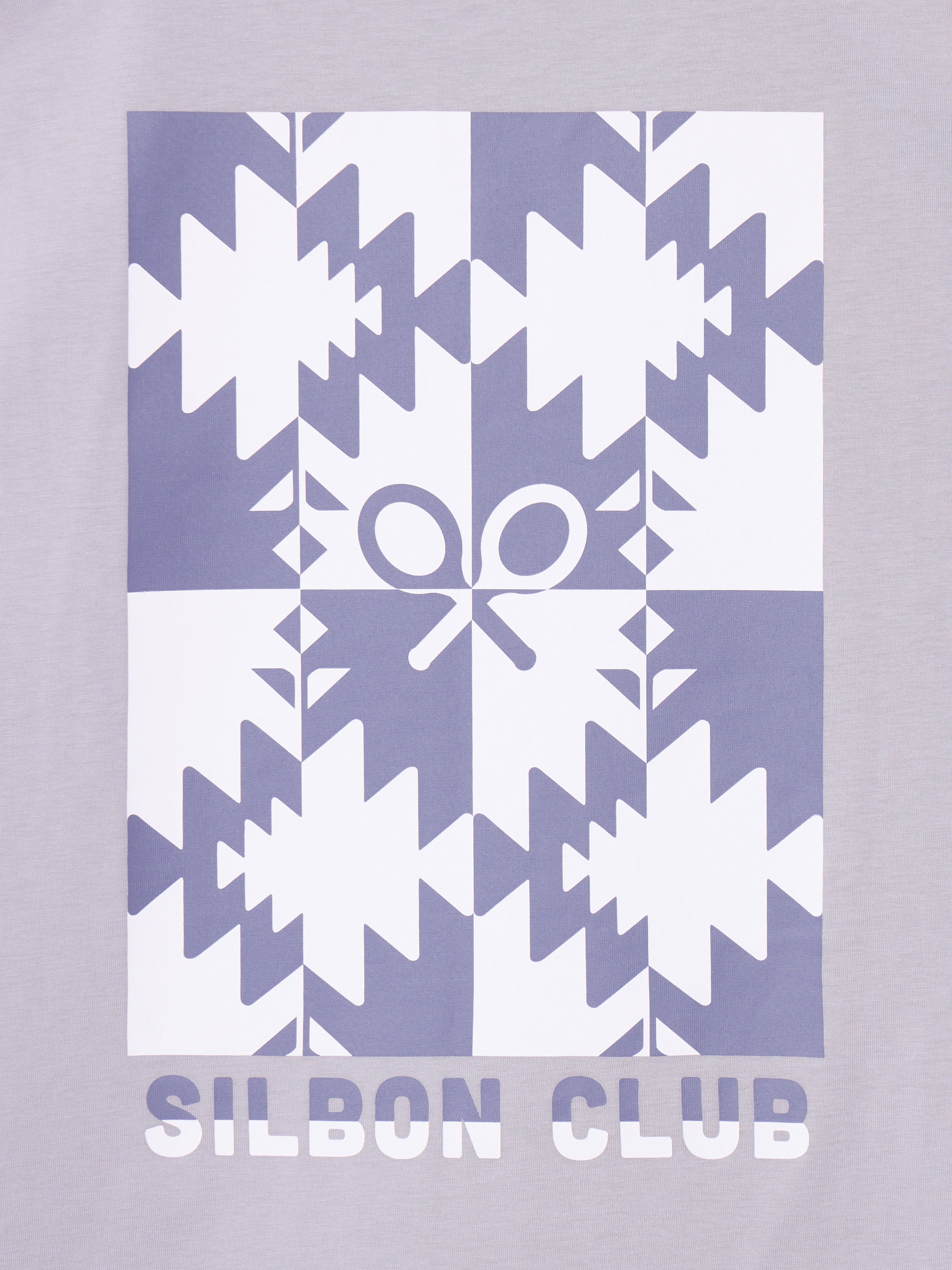 Camiseta cuadro etnico silbon club gris