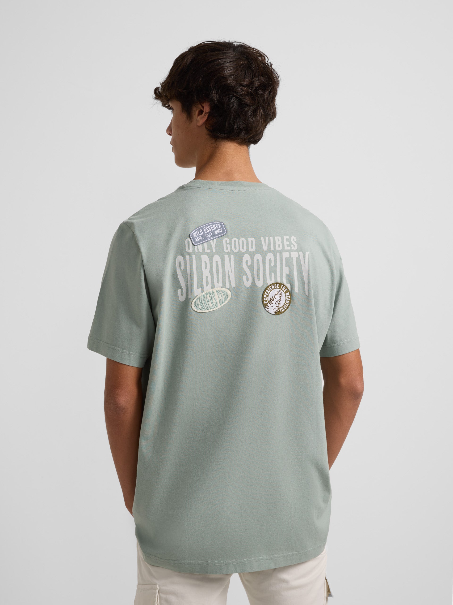 Camiseta silbon society verde