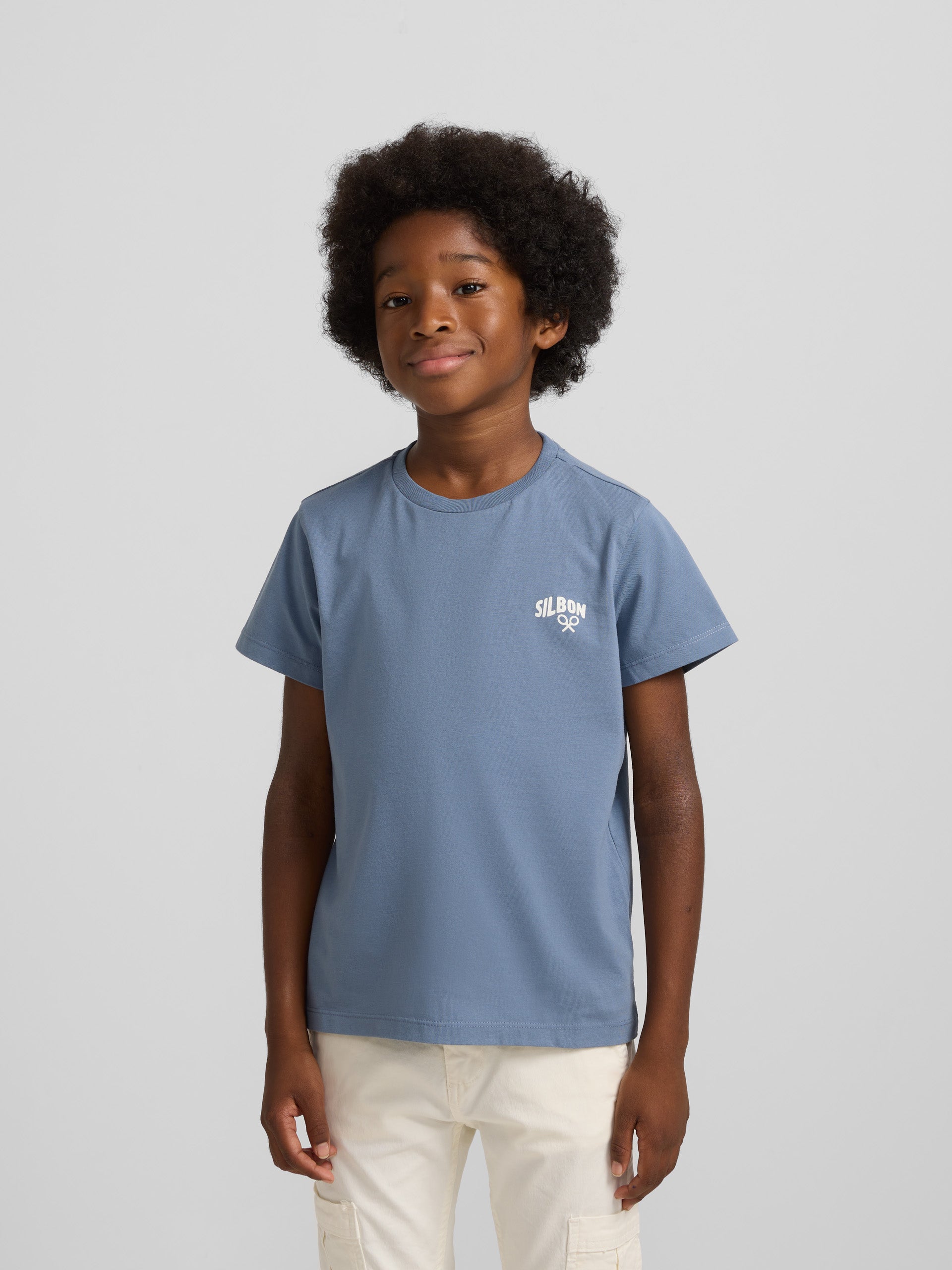 Camiseta kids silbon mood azul marino