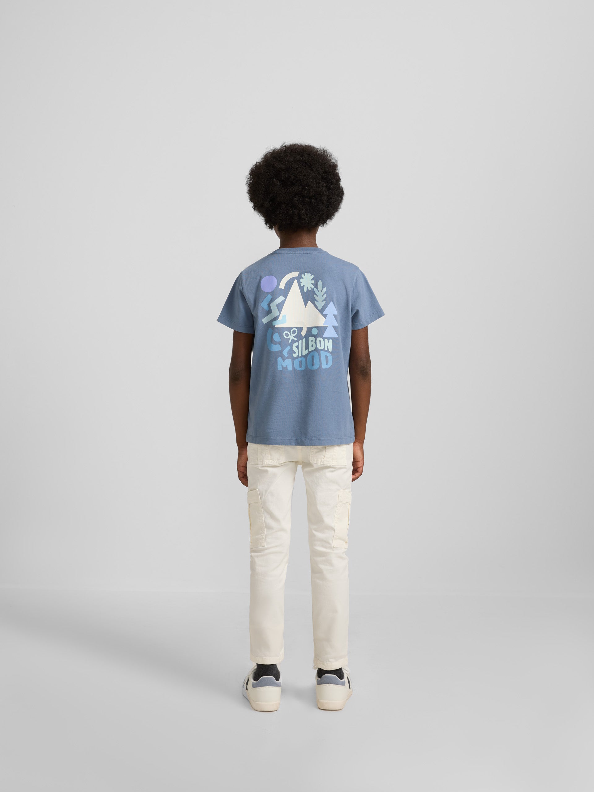 Camiseta kids silbon mood azul marino