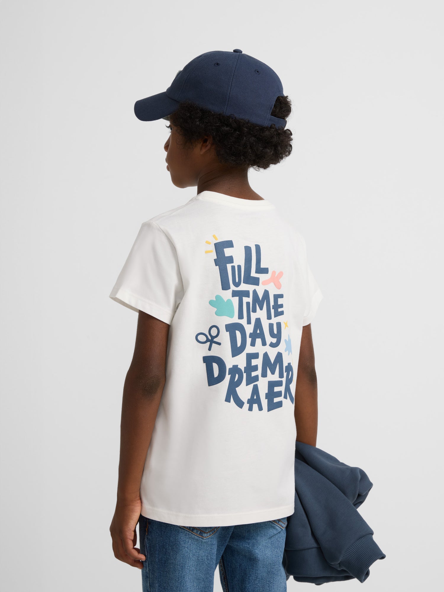 White kids dreamer t-shirt