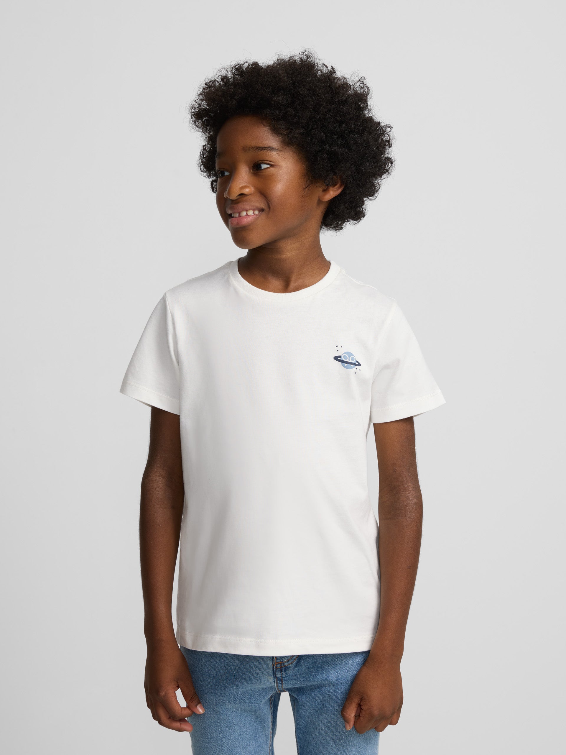 White Whistle Space Kids T-shirt