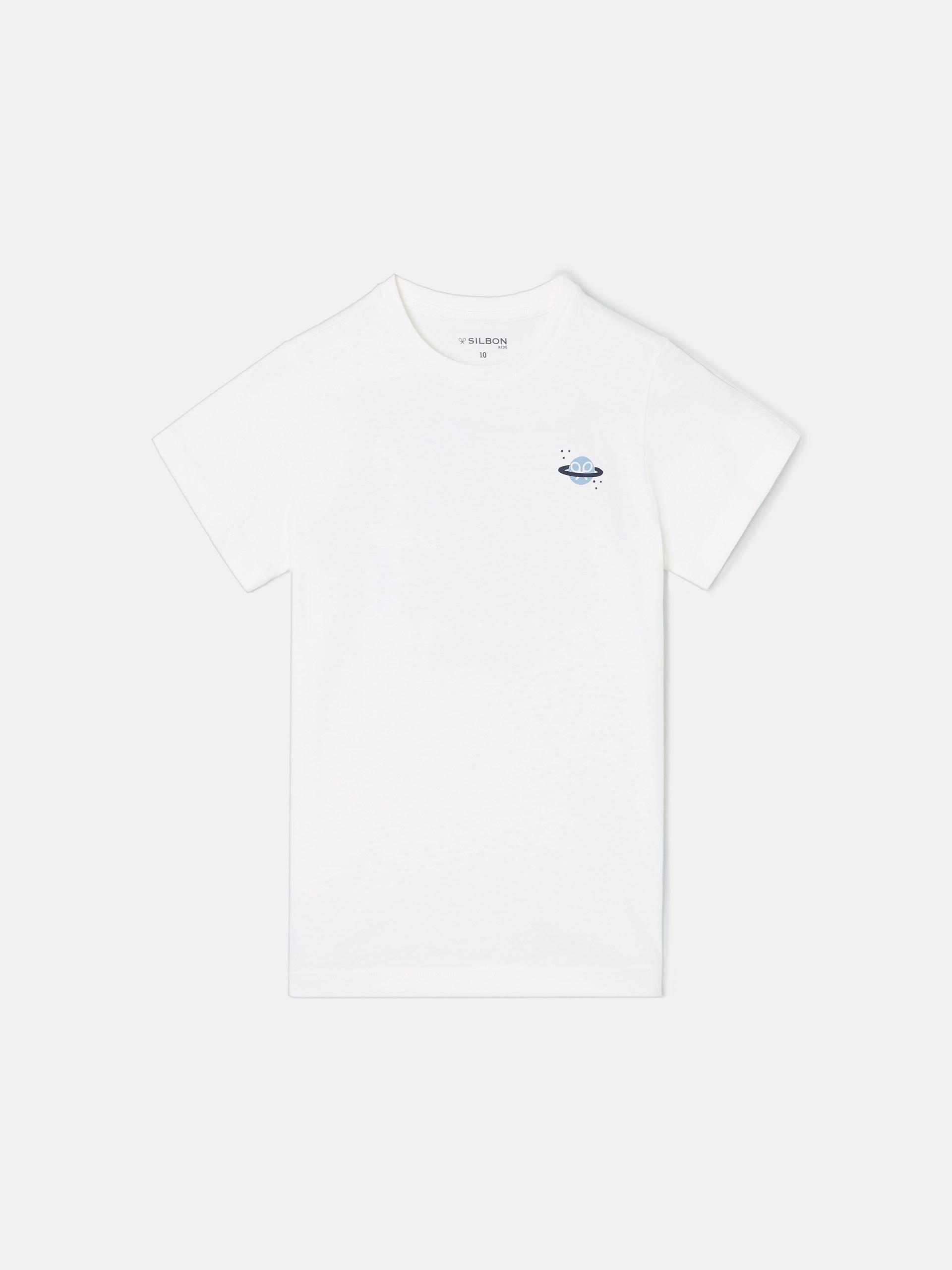 Espace Silbon blanc t-shirt enfant