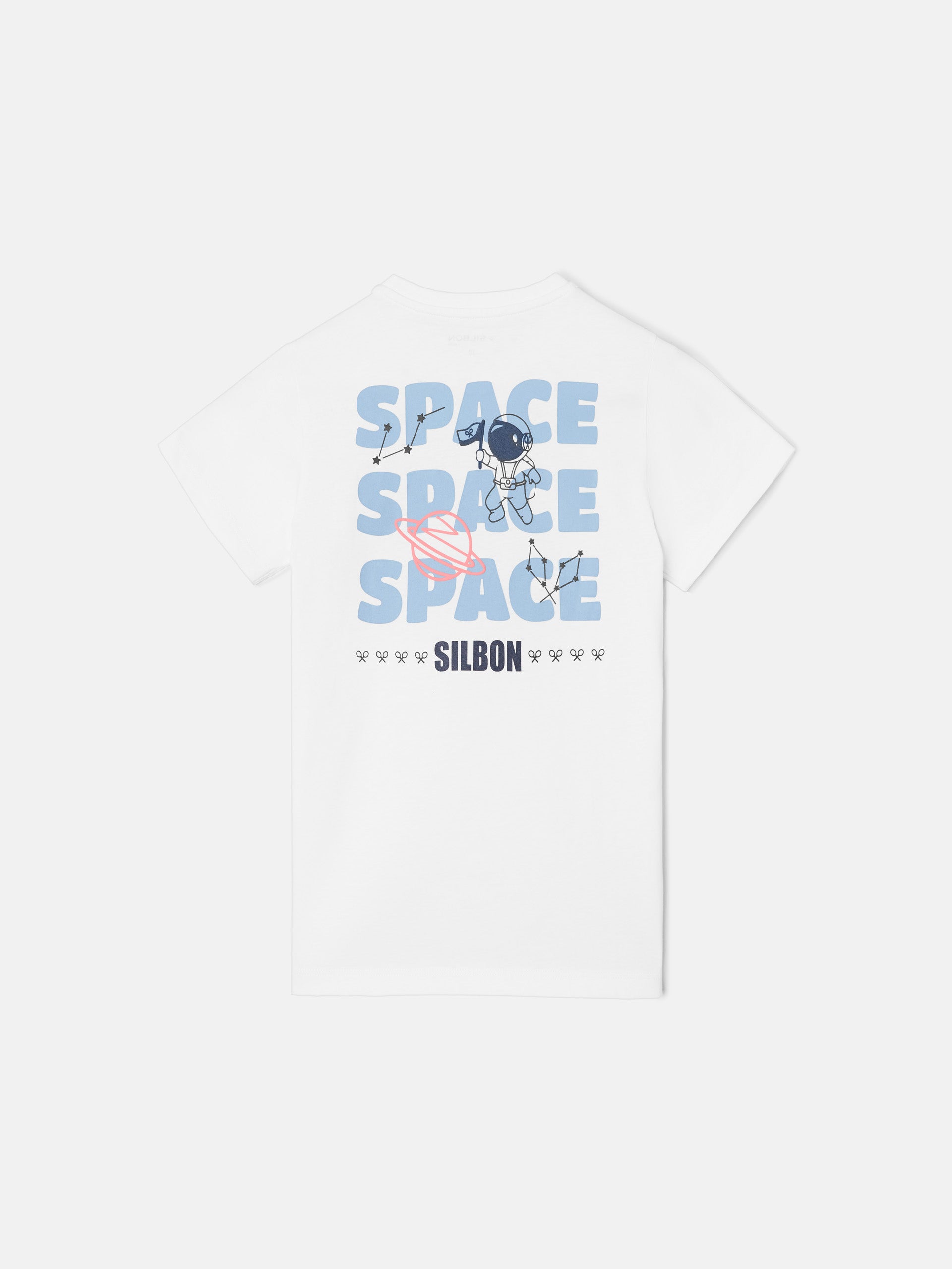 Espace Silbon blanc t-shirt enfant