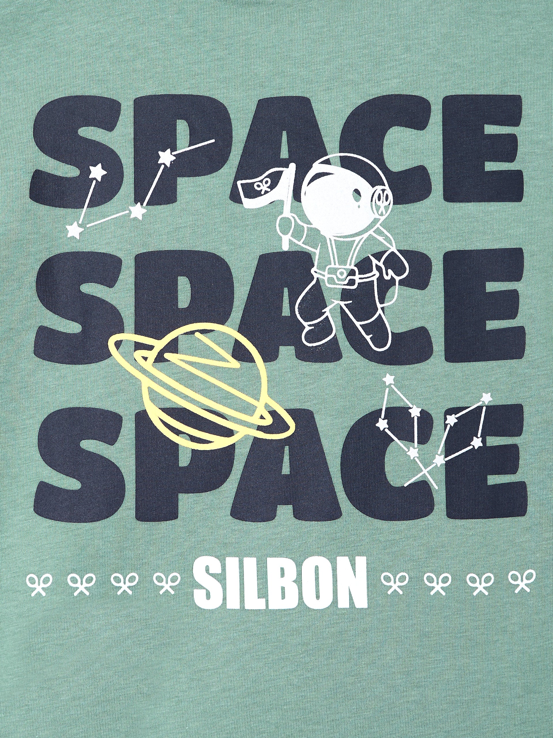 Camiseta kids silbon space khaki