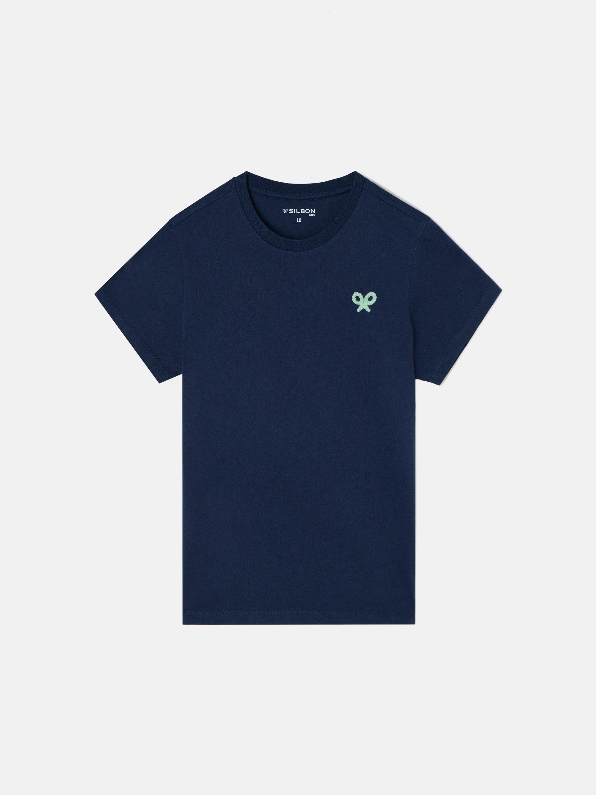 Kids Silbon Game T-shirt Navy Blue