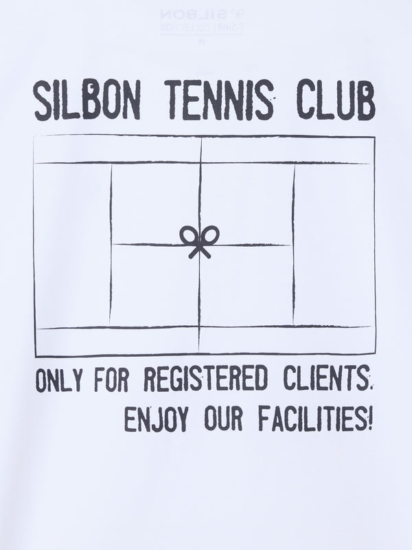 Silbon tennis club white t-shirt