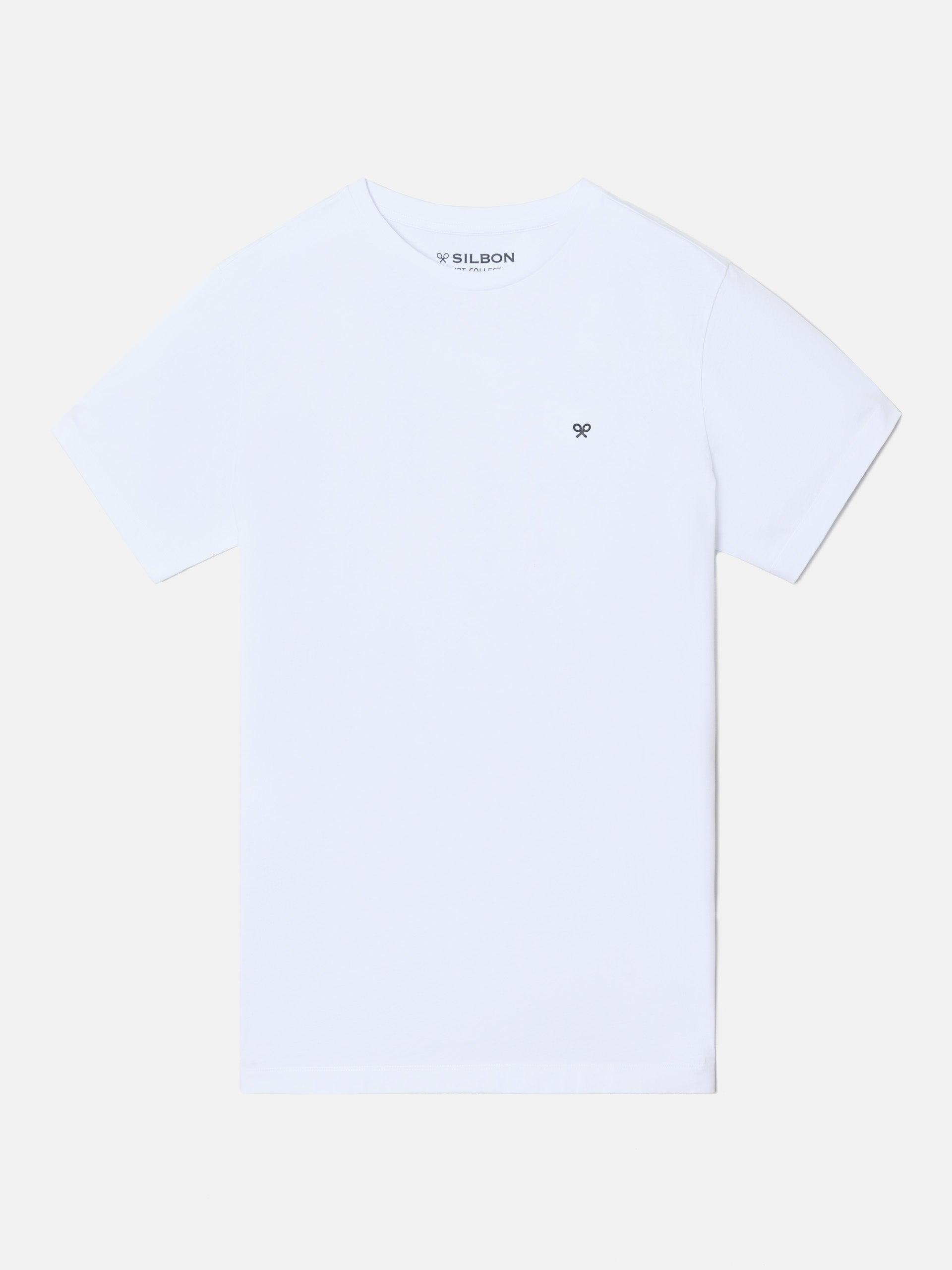 T-shirt blanc du club de tennis Silbon