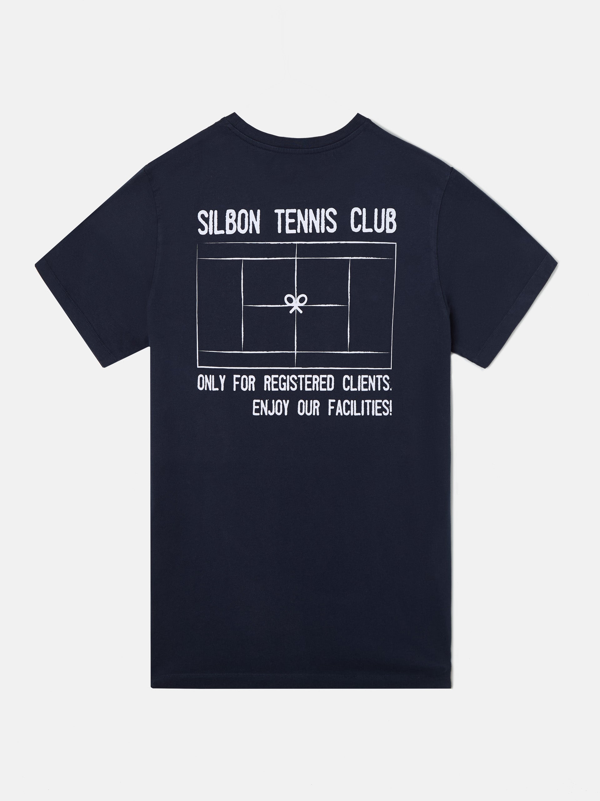 Tee shirt Silbon tennis club bleu marine