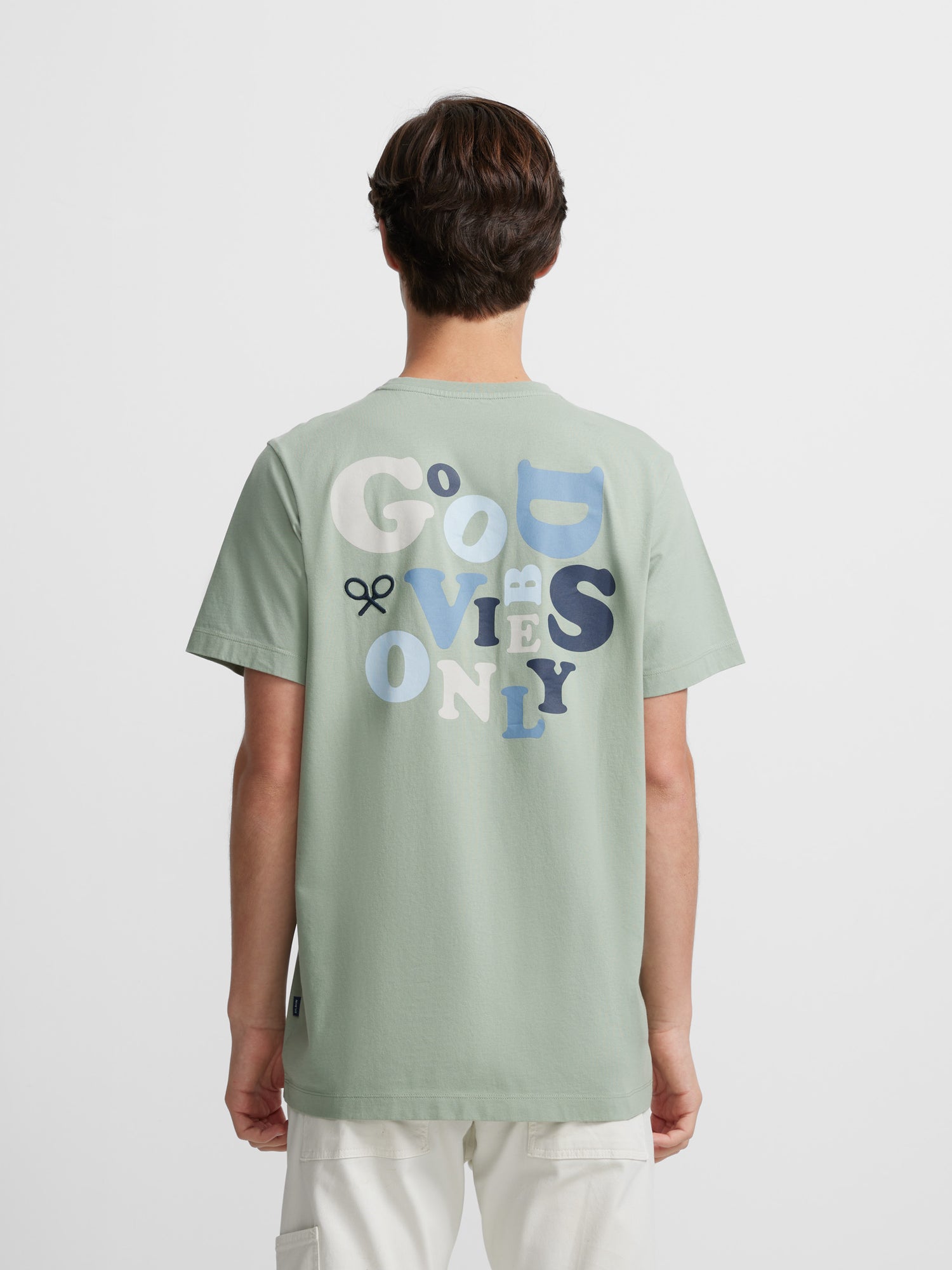 Good vibes only green t-shirt