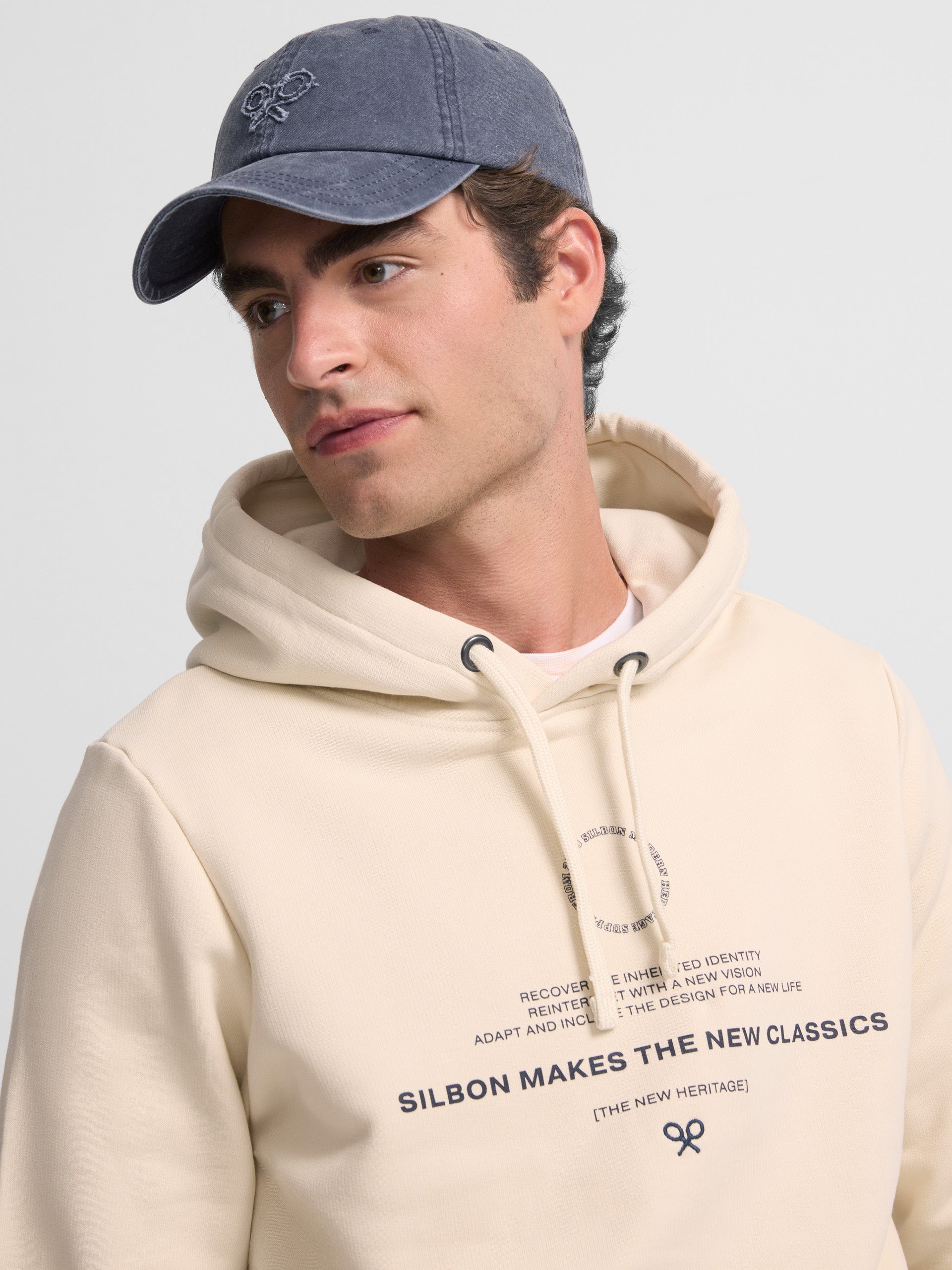 New classics cream hoodie sweatshirt