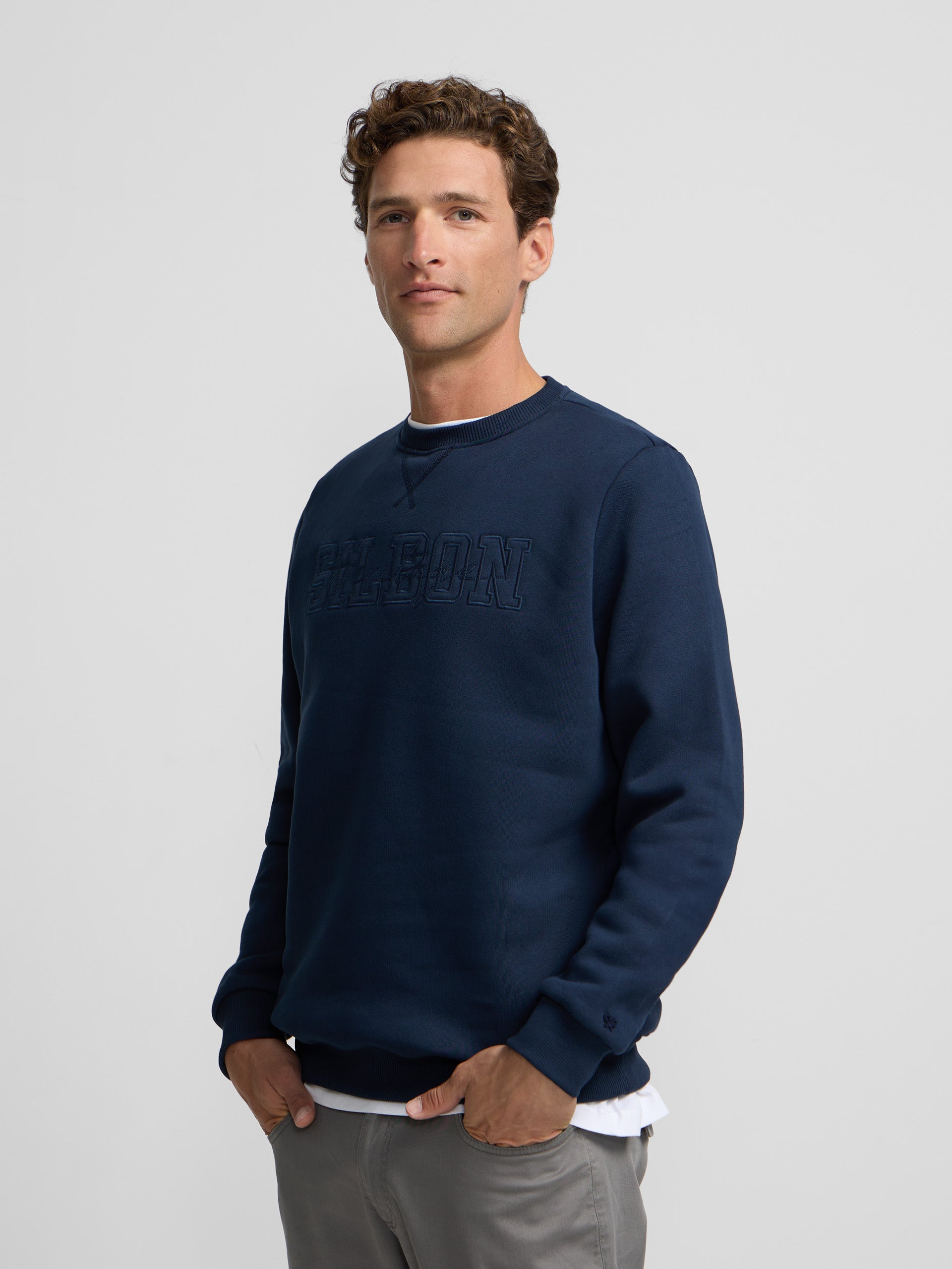 Sudadera silbon heritage azul marino