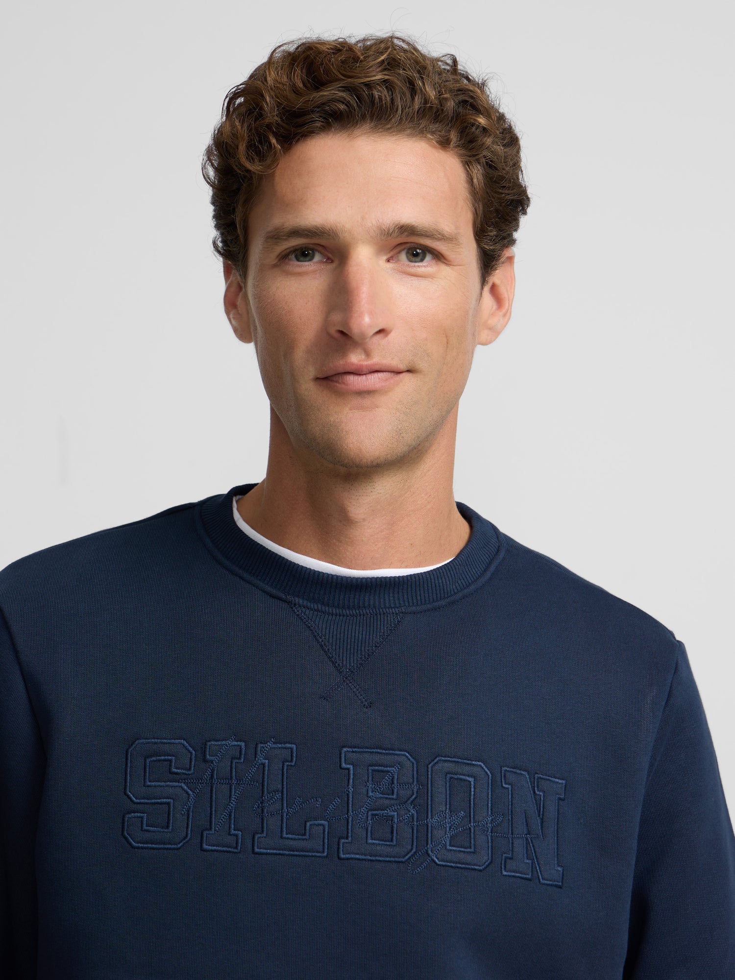 Silbon Heritage Navy Sweatshirt