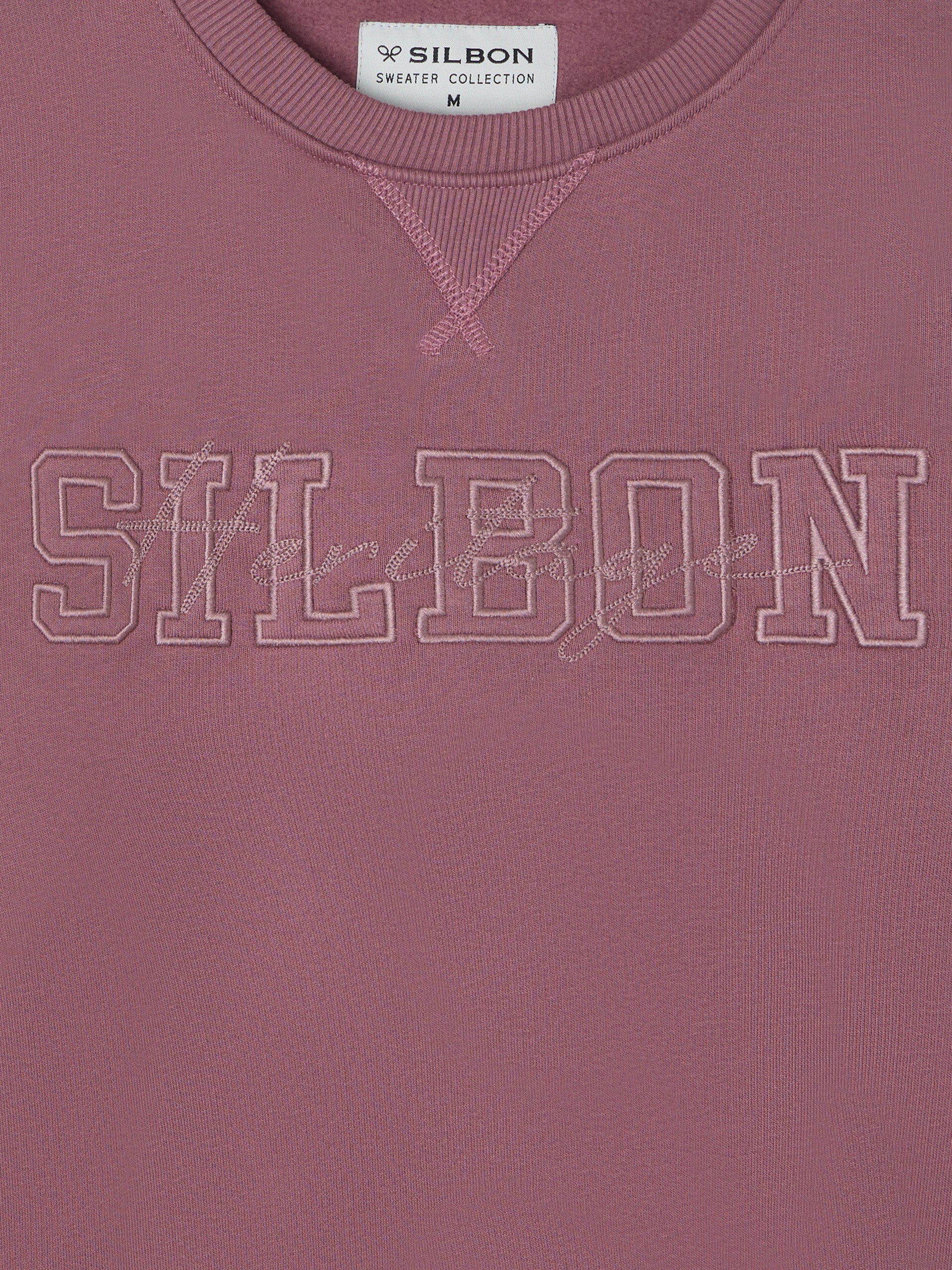 Sweat bordeaux héritage Silbon