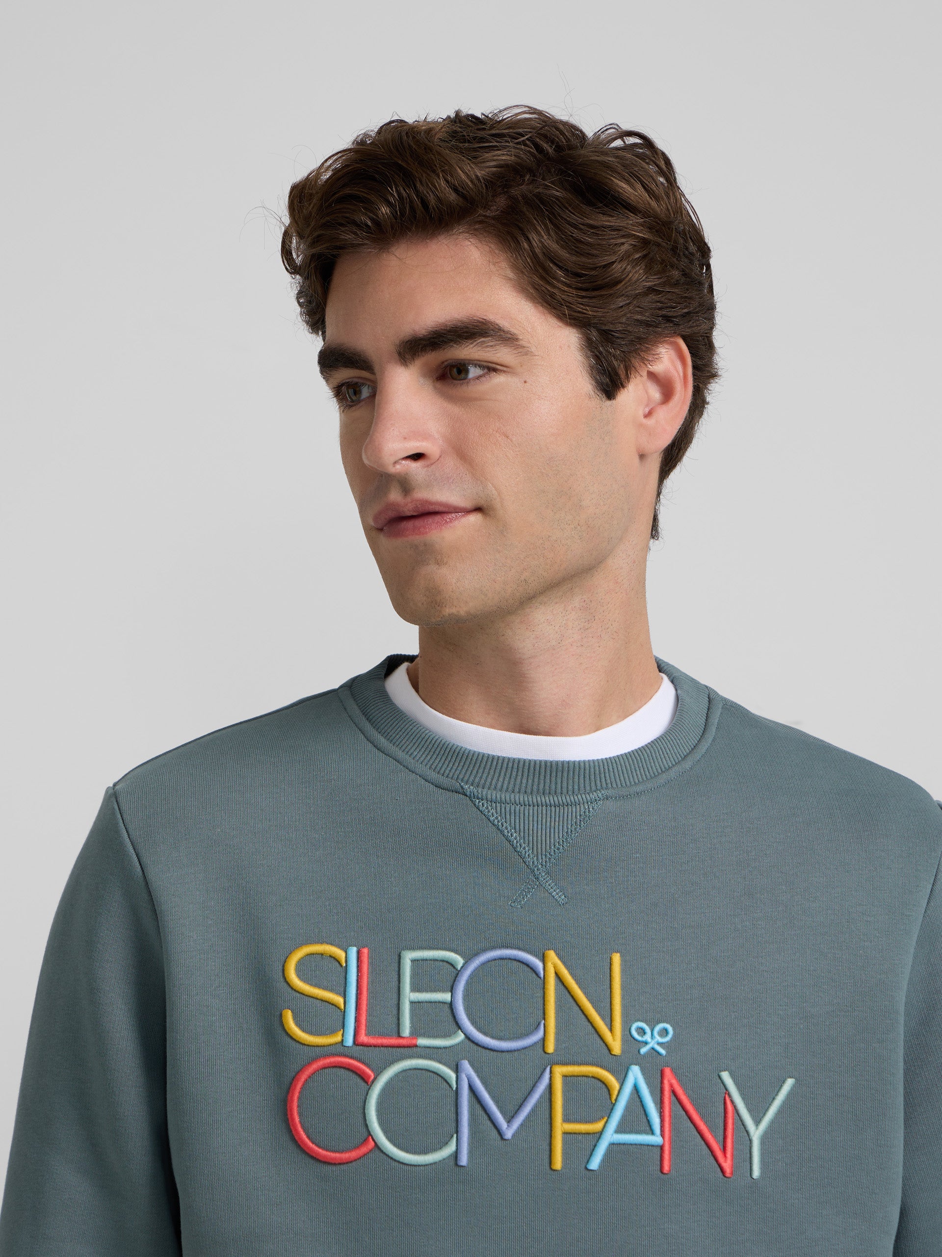 Sweat-shirt à l'huile de la société Silbon