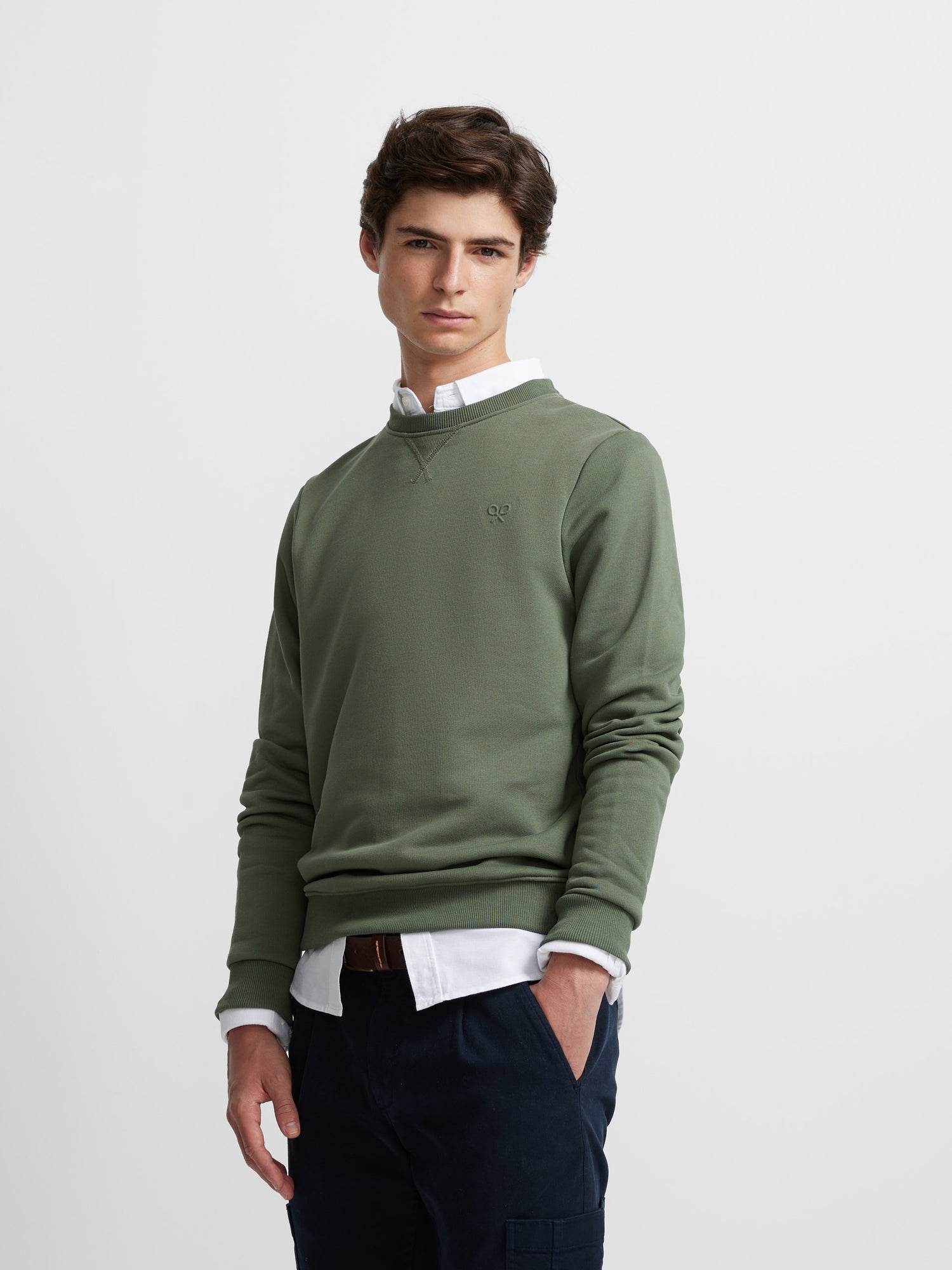 Classic green logo sweatshirt