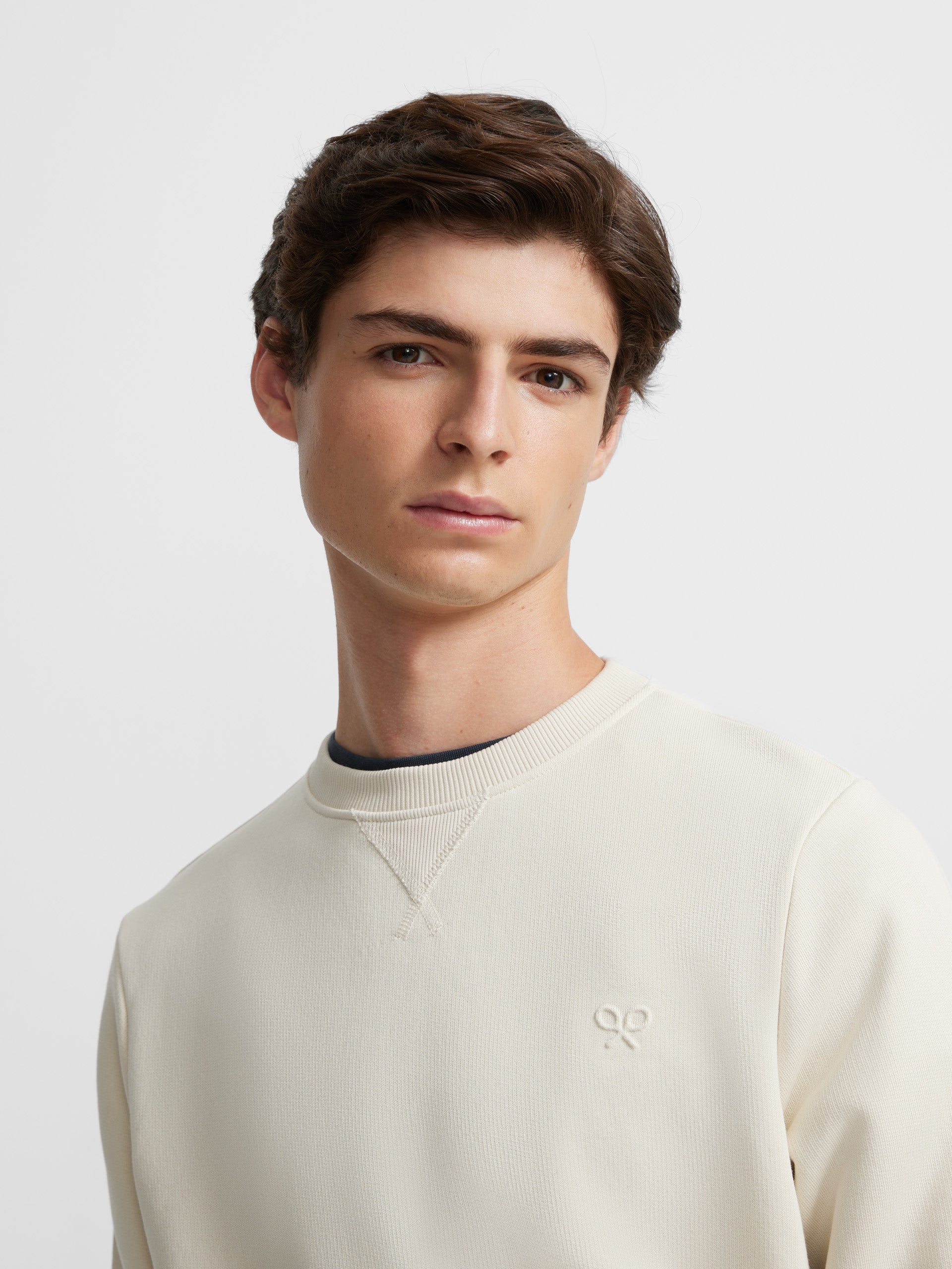 Classic cream logo sweatshirt