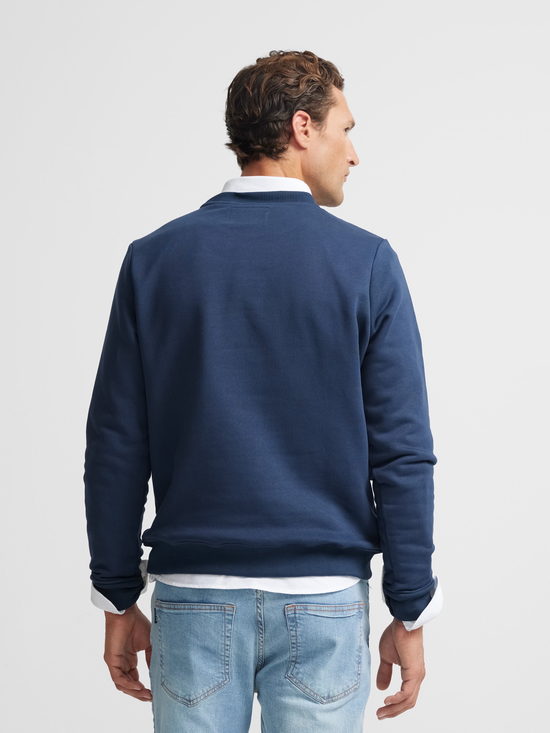 Silbon sweatshirt with navy mini logo