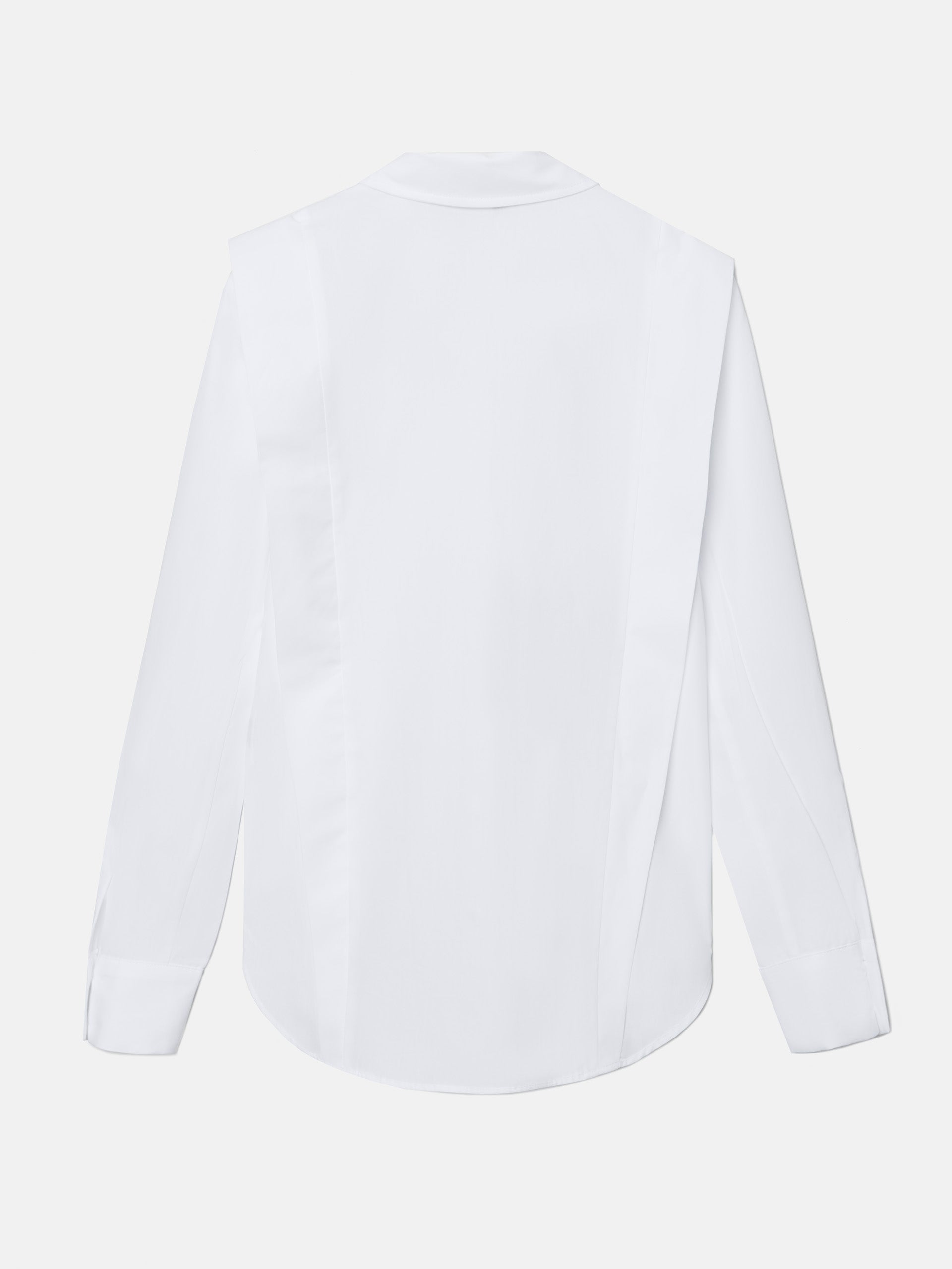 White structured shirt