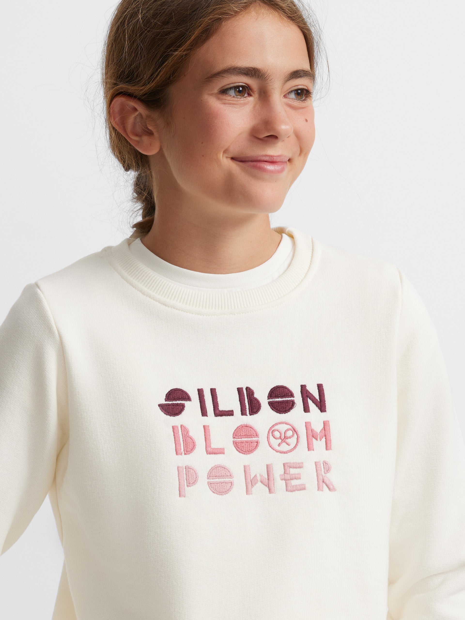 Sweat brut fille bloom power