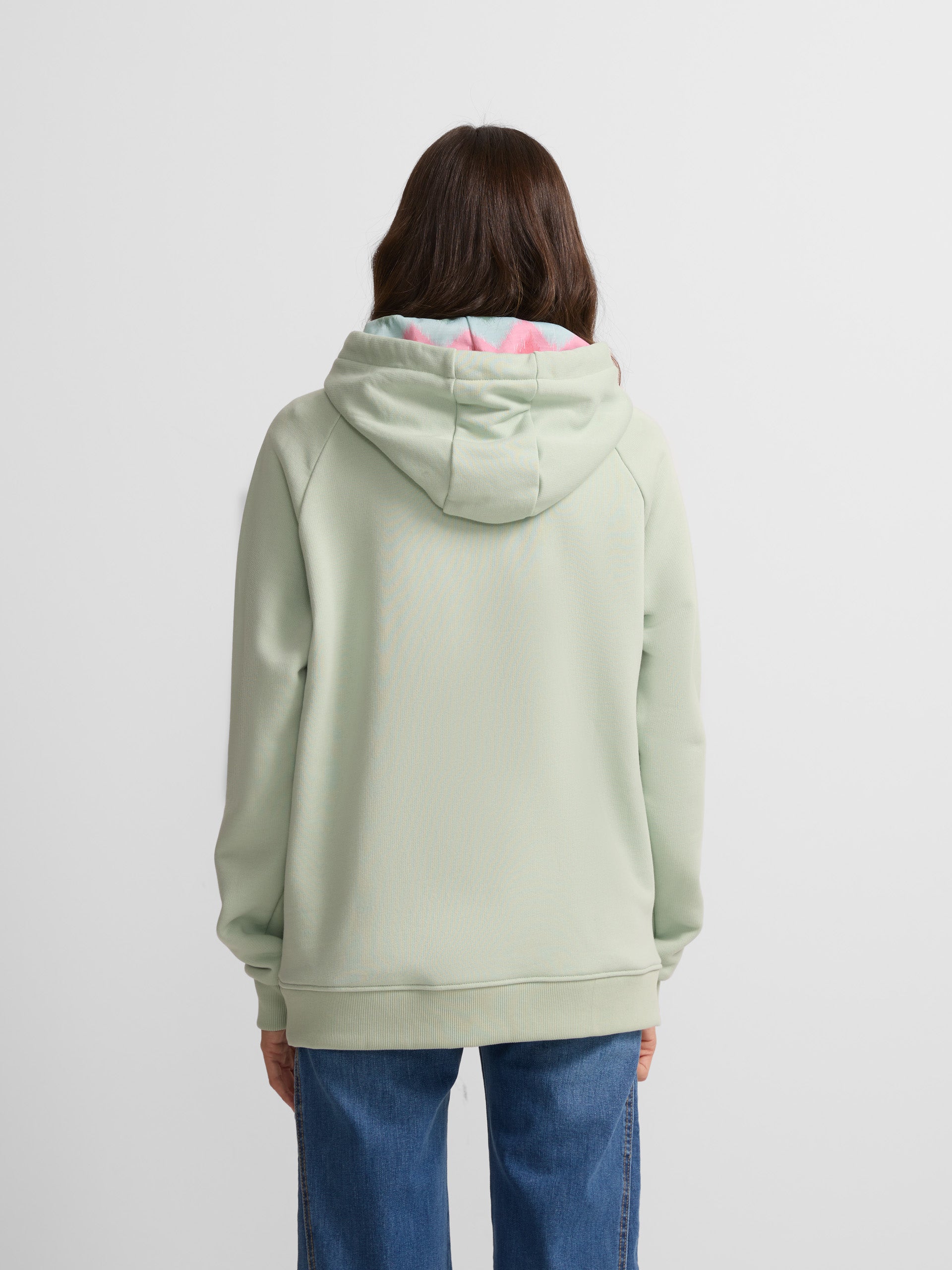 Sudadera woman silbon ikat verde